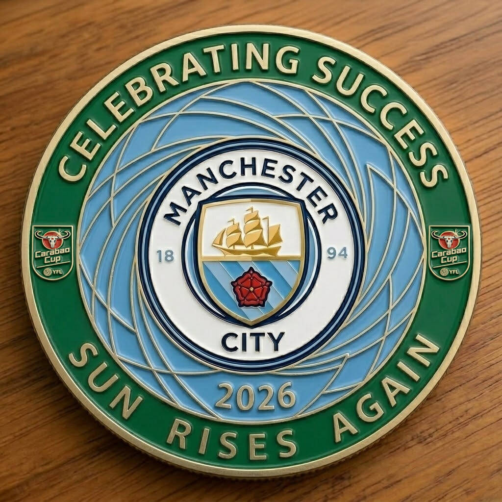 🔵 Manchester City 2026 Carabao Cup Champions Coin