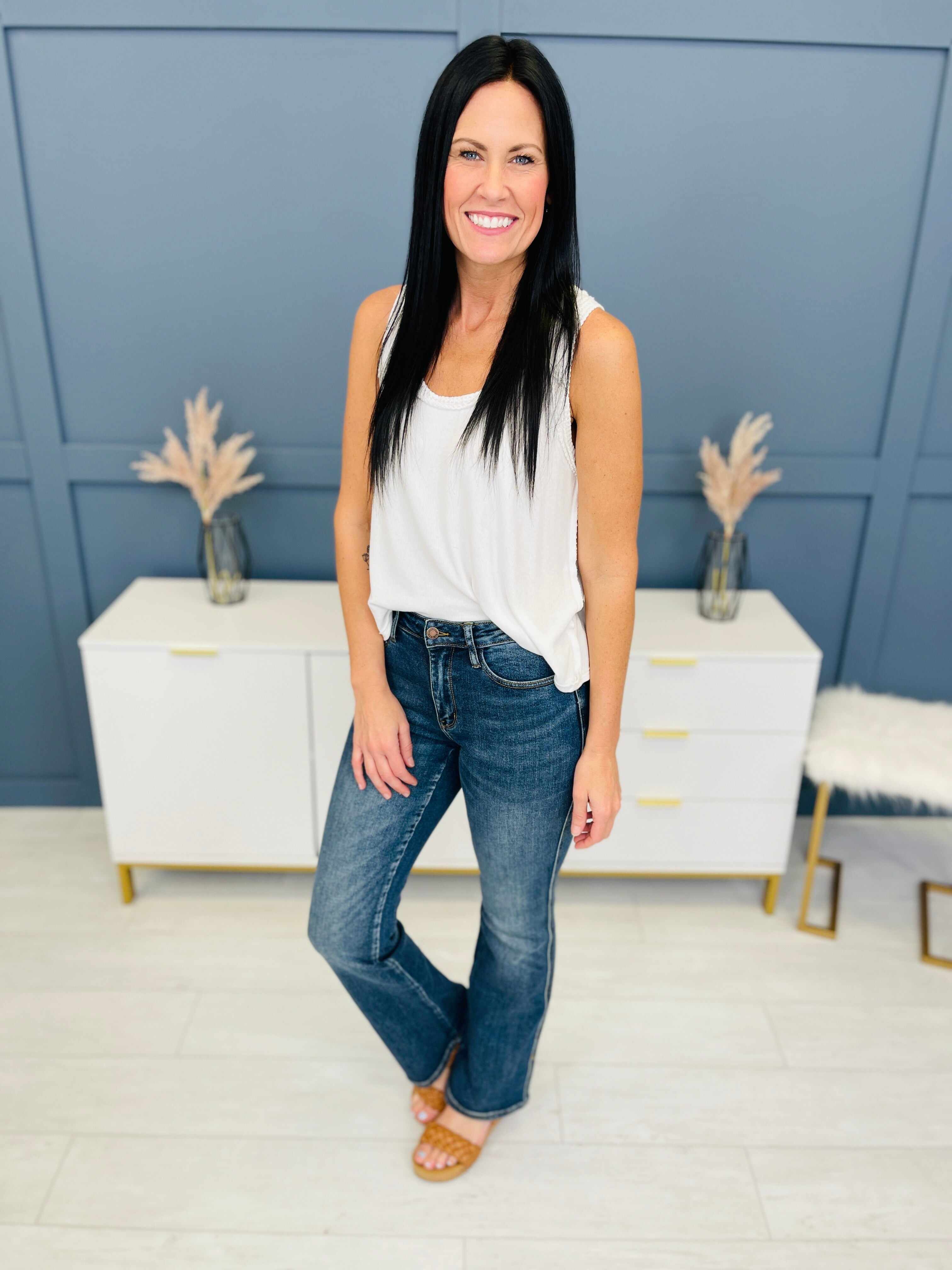REG/CURVY Can't Compete Midrise Bootcut Jeans