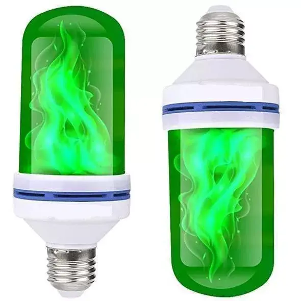 LED flame light bulb with gravity sensing effect