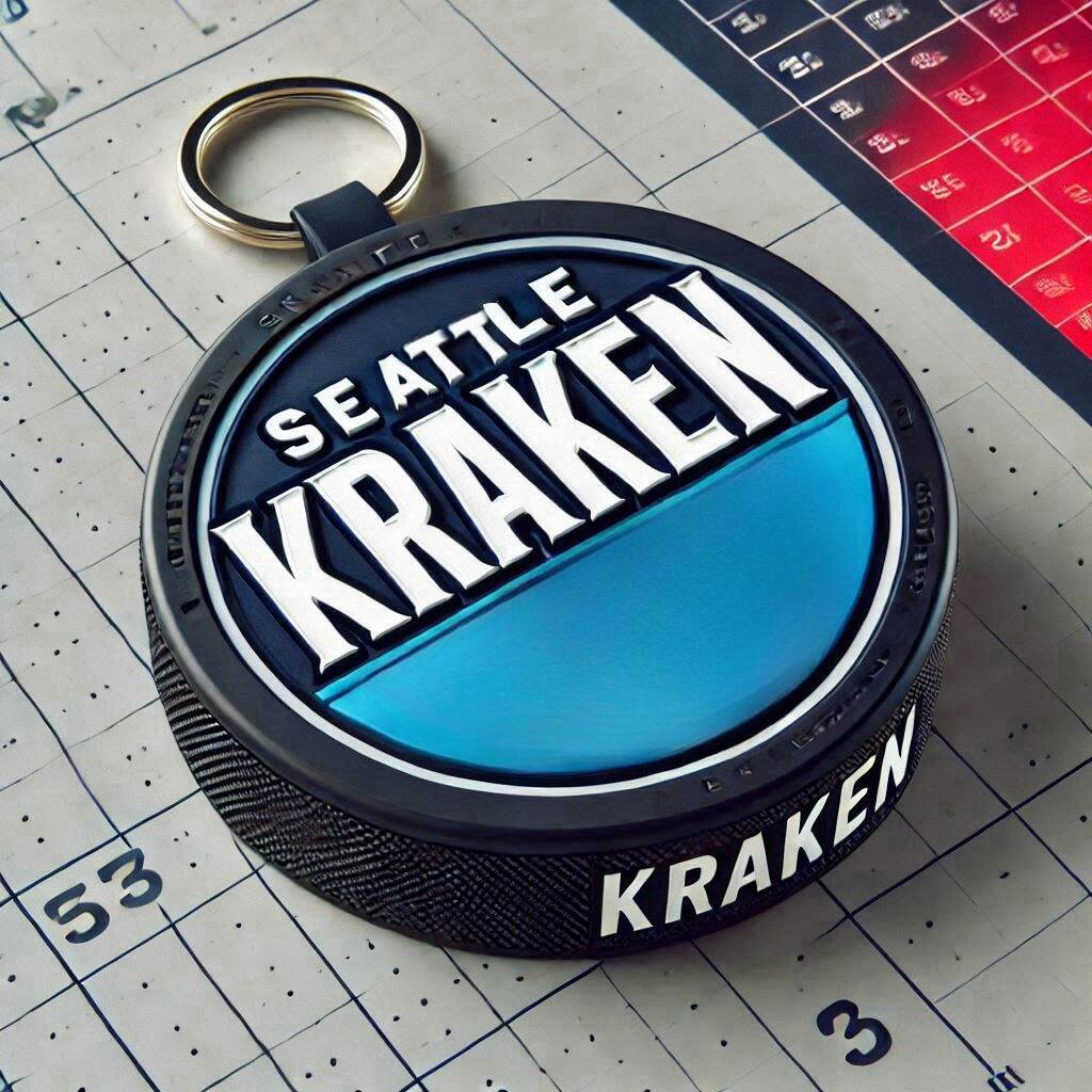 Hockey Keychain