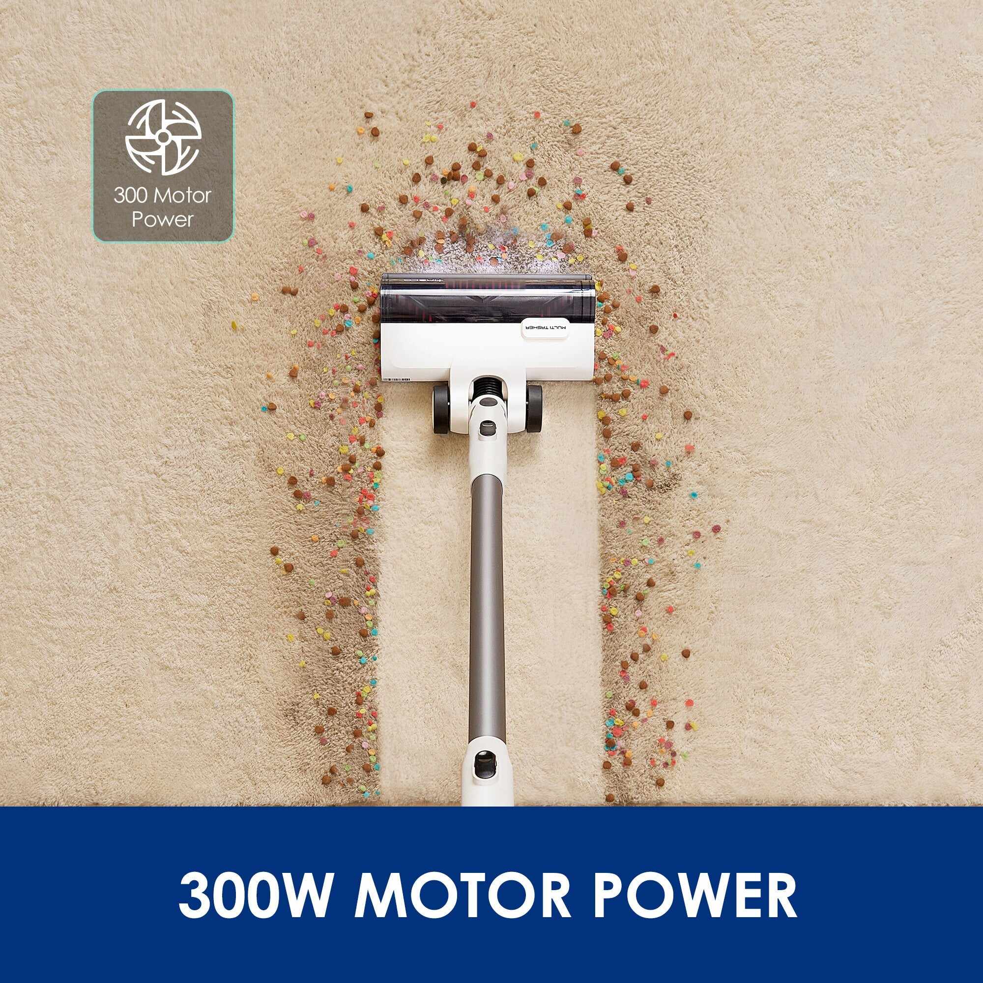 Tineco GO Cordless Stick Vacuum, 40 min Run Time - Powder Blue (GO203)