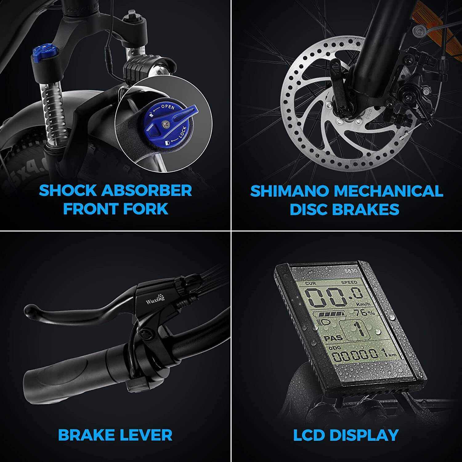🔥Clearance Sale🔥✨ electric bike with 48V / 15Ah lithium battery✨