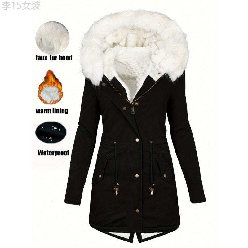 Cozy Fleece Hooded Coat