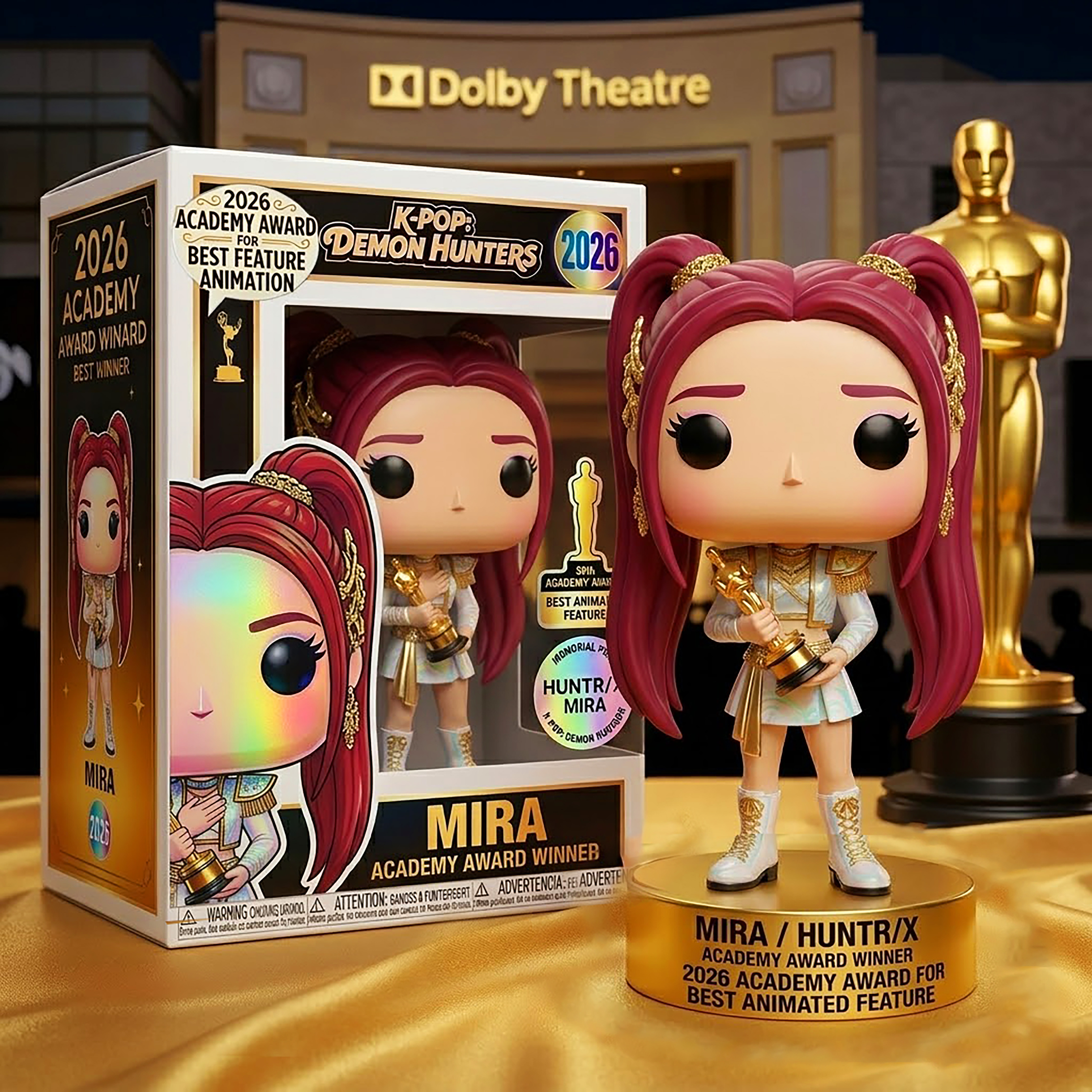 🎤 K-Pop Demon Hunters – 2026 Academy Award Winner Collection Figure