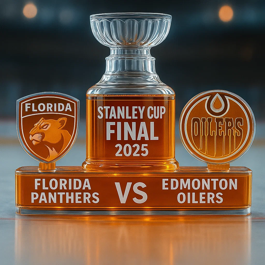 Stanley Cup Showdown Whiskey Bottle