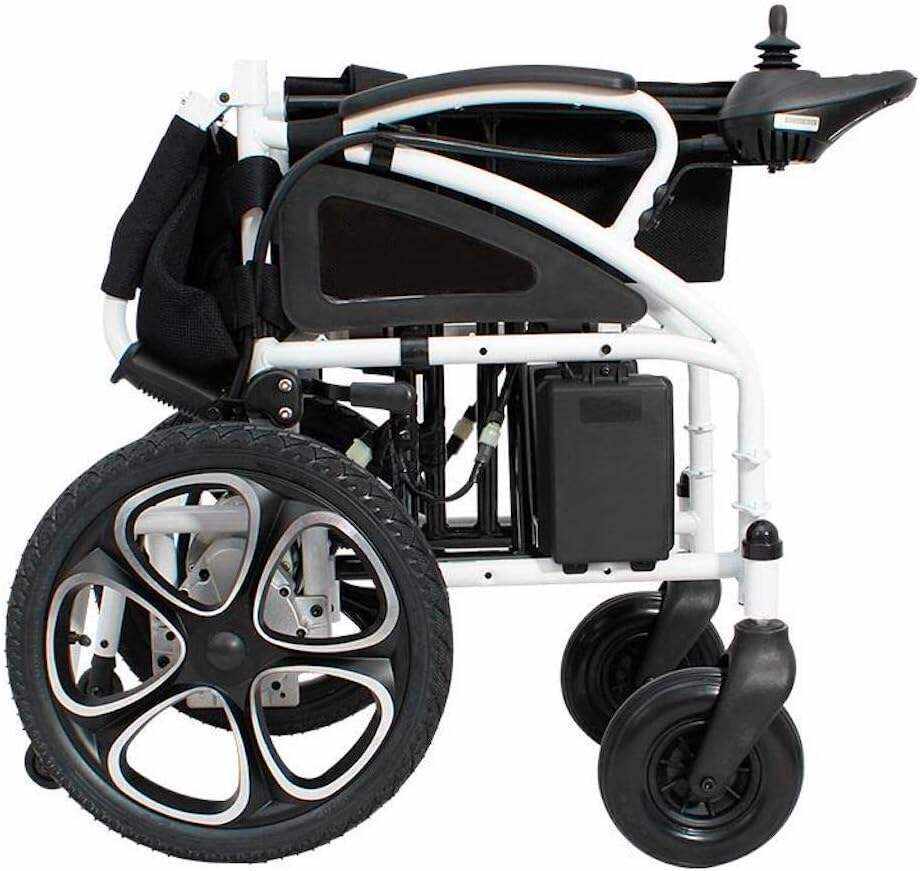 Rubicon DX01 All Terrain Foldable Electric Wheelchairs for Adults - Powerful Dual Motor Motorized Power Wheelchairs - Silla de Ruedas Electrica para Adultos. Supports up to 300 lbs - Weight 70 lbs