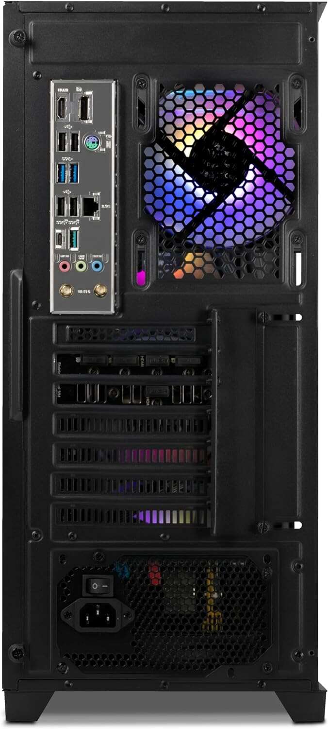YEYIAN Gaming Computer Phoenix - Intel Core i9 13900KF, GeForce RTX 4070 Super Gaming PC Desktop, 1TB NVMe SSD, 32GB DDR5 6000MHz RAM, Liquid Cooled, Win 11 Home, WiFi 6, AI Powered Desktop Computer