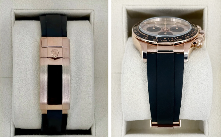 NEW 2025 Rolex Daytona 40mm 126515LN Rose Gold Oysterflex Sundust Dial