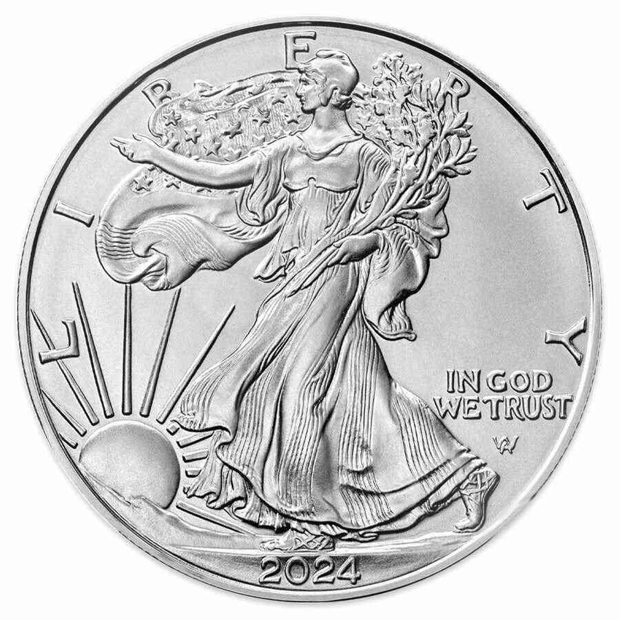 2024 $1 American Silver Eagle Brilliant Uncirculated (BU)