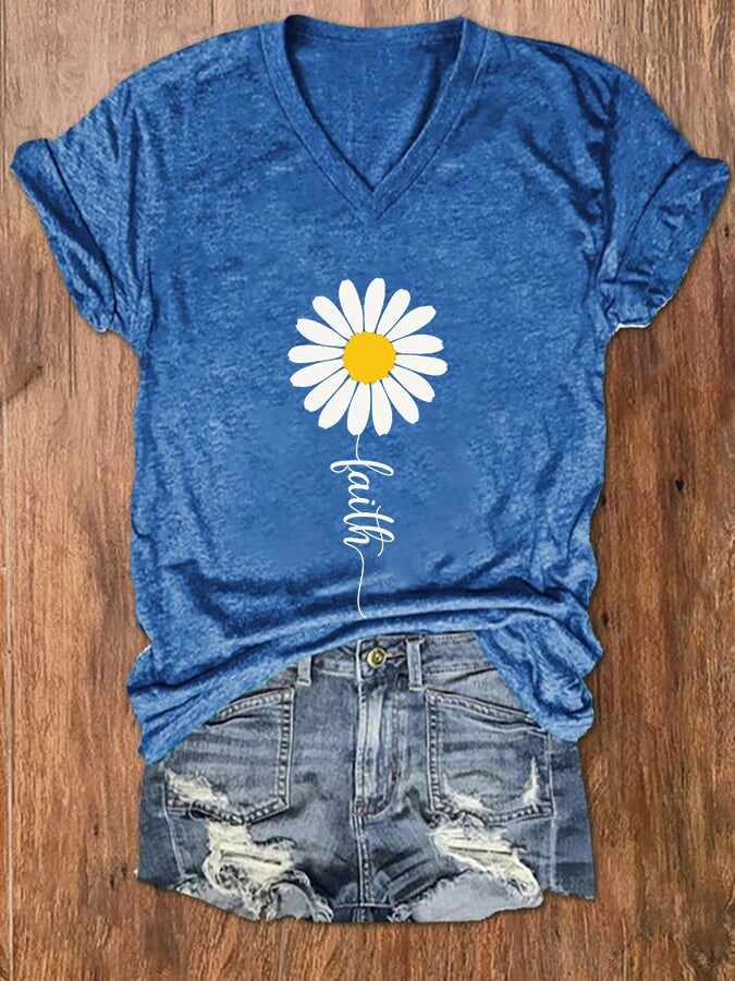 Women's Faith Printed T-shirt