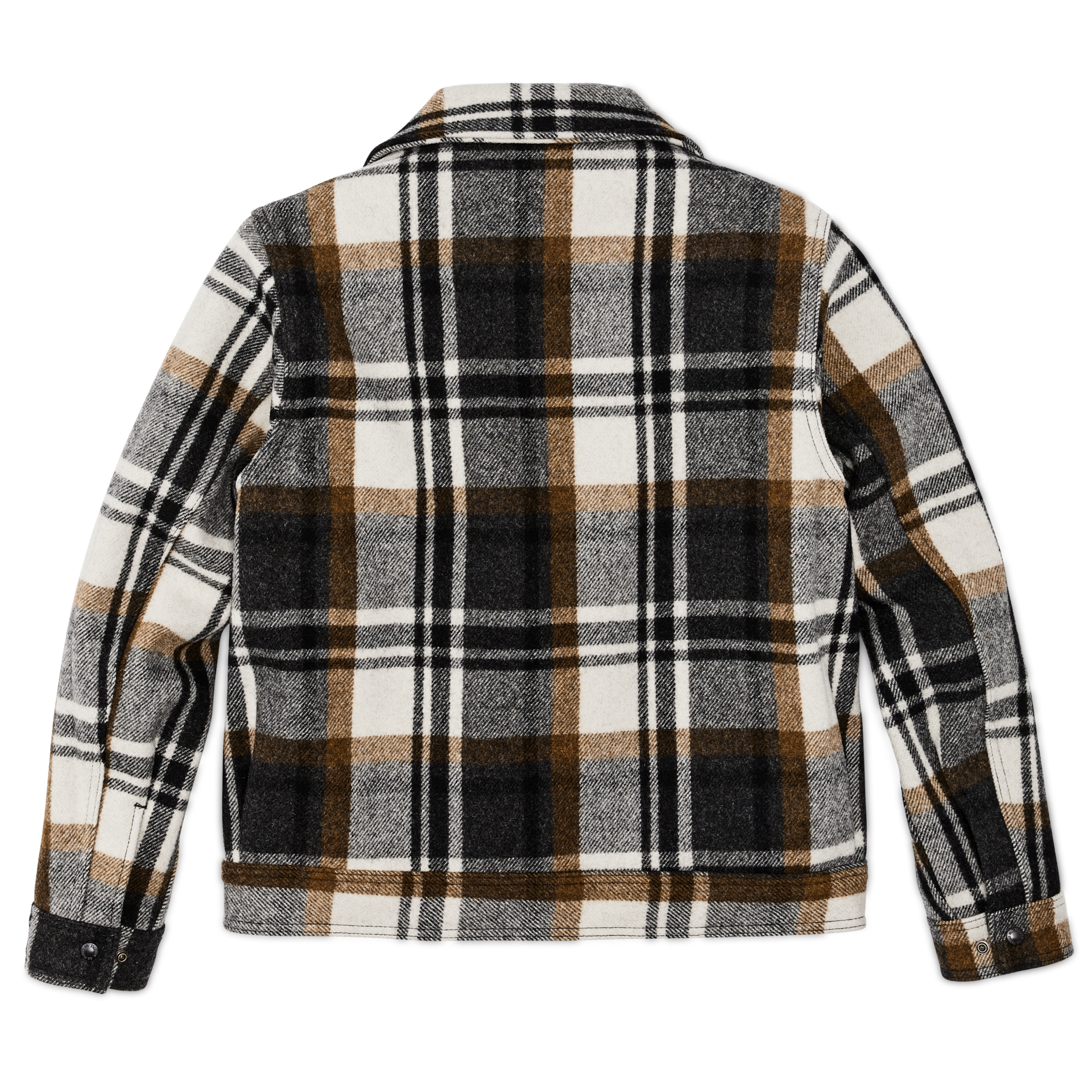 Mackinaw Wool Work Jacket - Blue Coal / Copper Heather Plaid