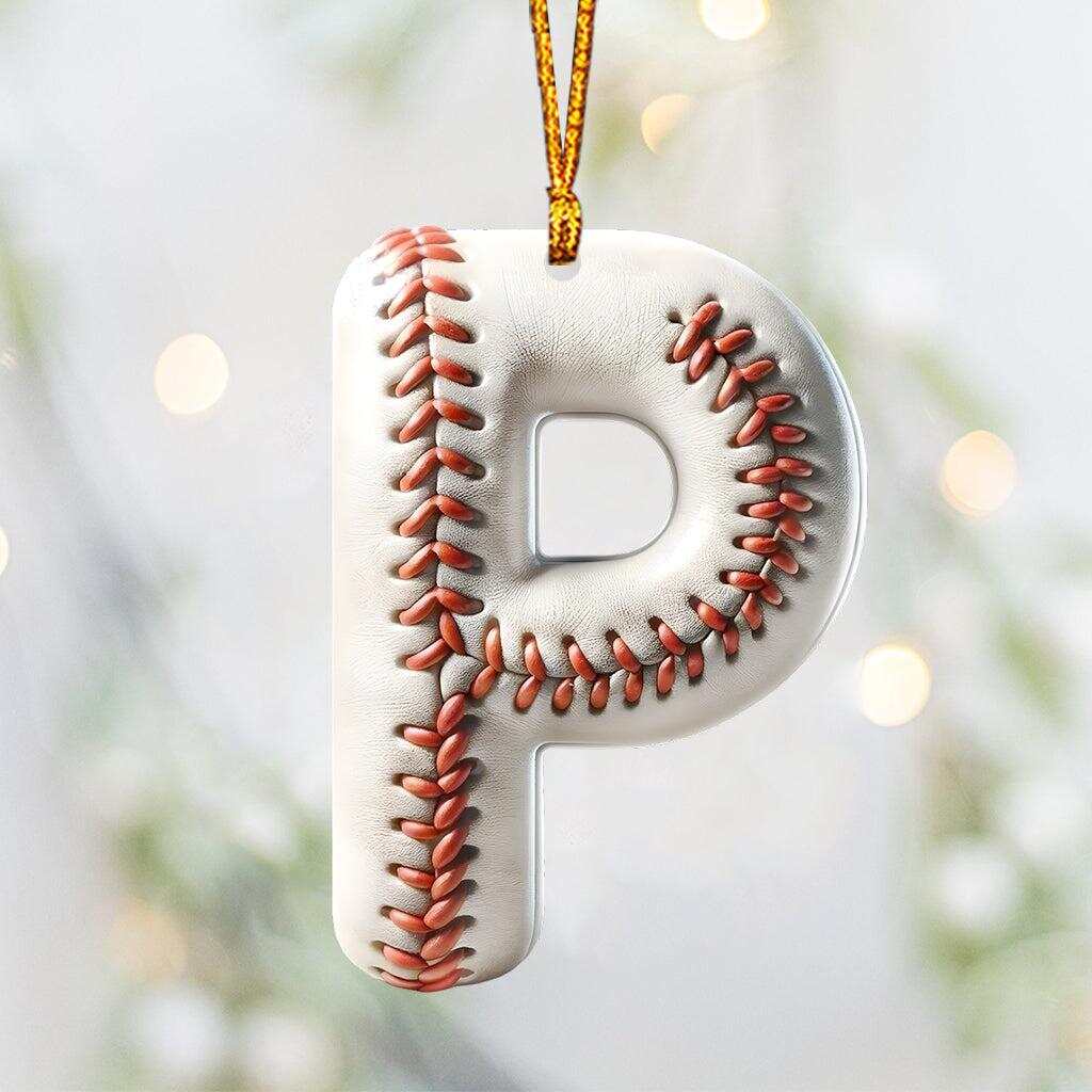 ⚾Personalized Baseball Letter Ornament