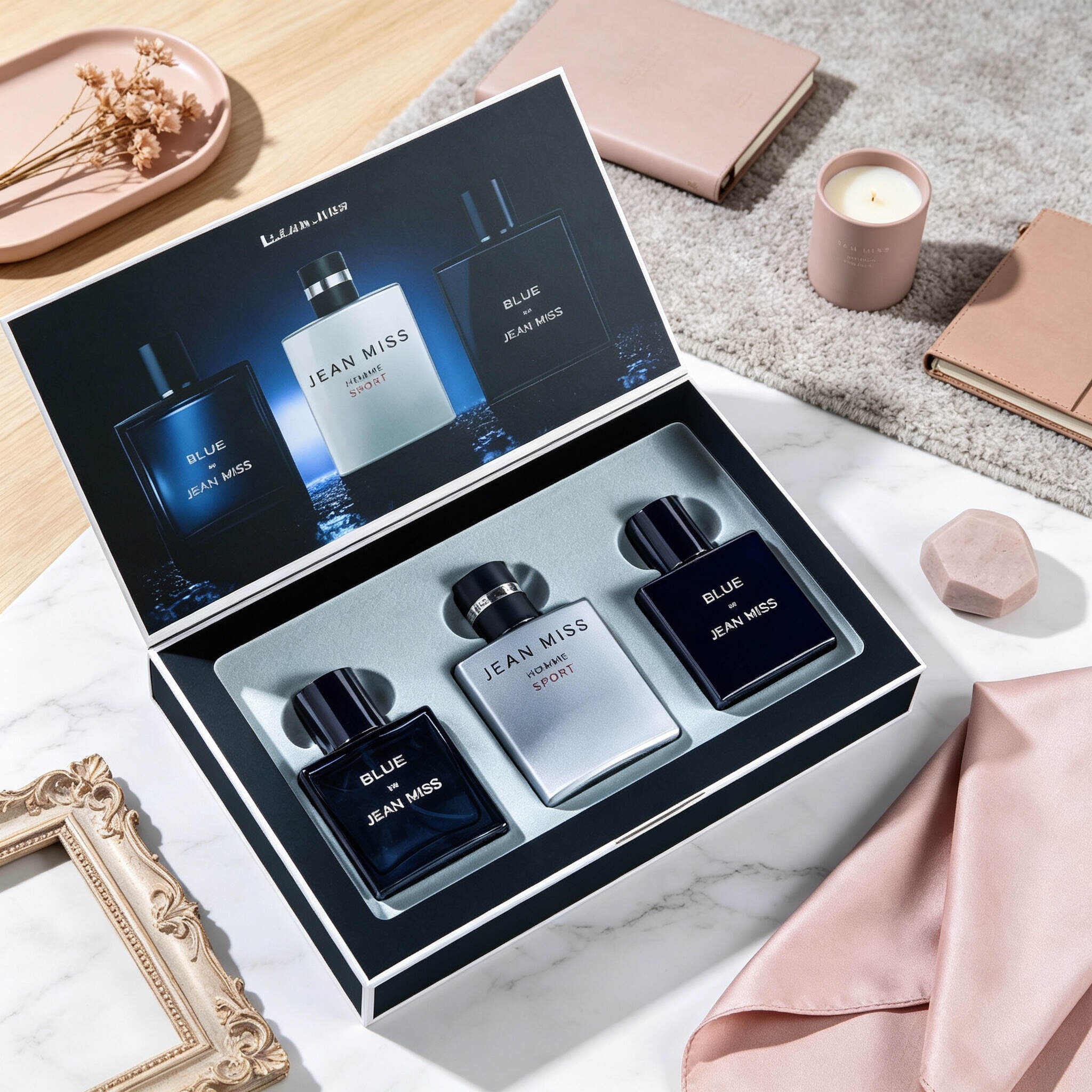 Blue Homme Sport 3 Pcs Men Cologne Gift Set-30ml*3