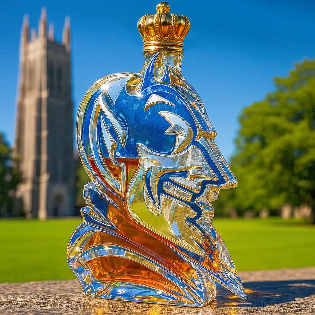 Duke University Blue Devils Whisky Bottle