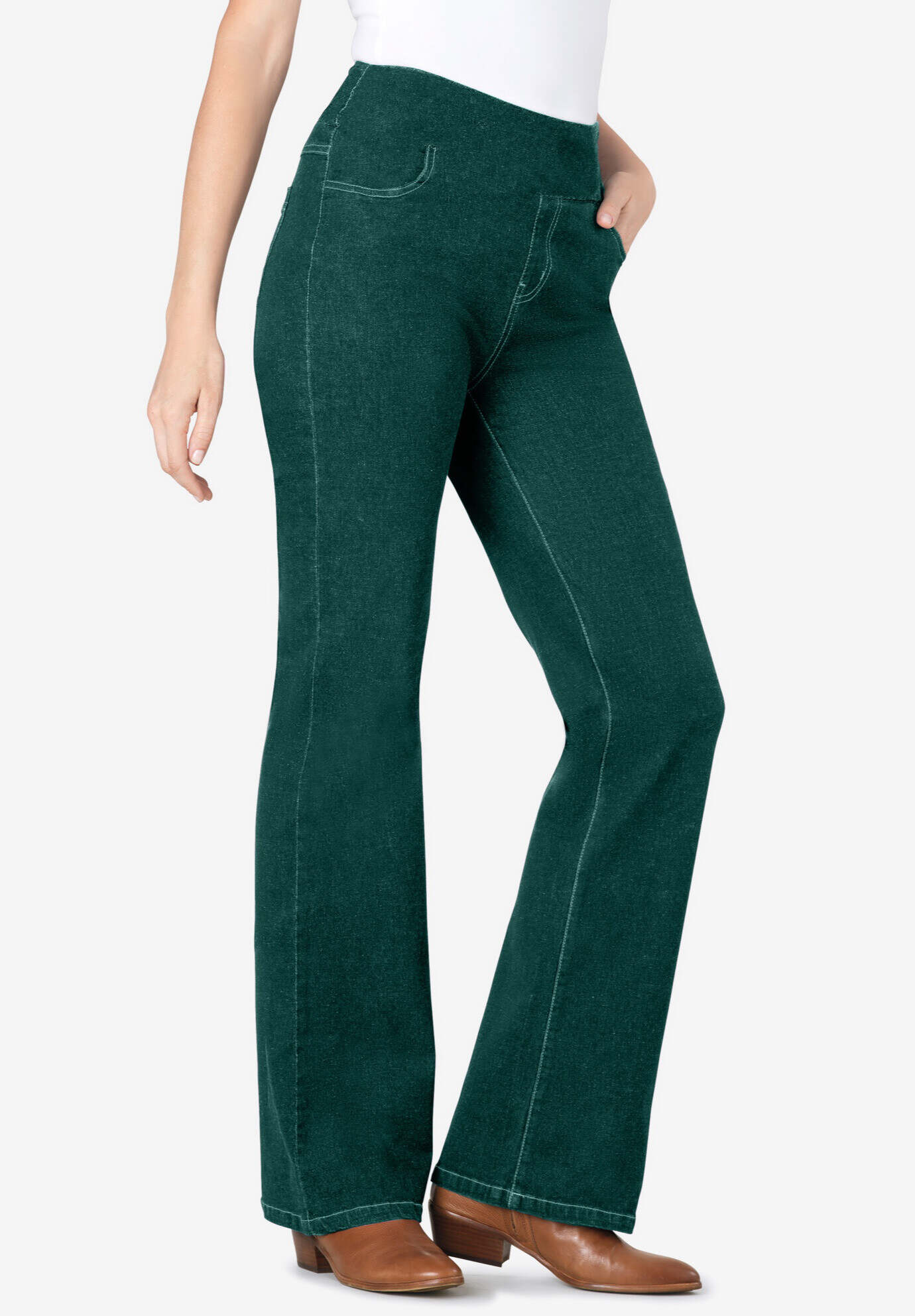 Flex-Fit Pull-On Bootcut Jean