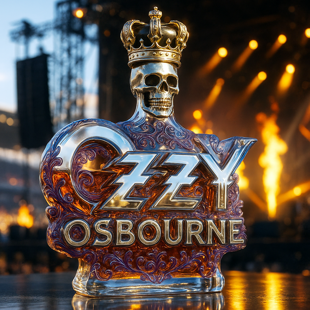 Ozzy Osbourne Legendary Commemorative Edition Whisky Bottle