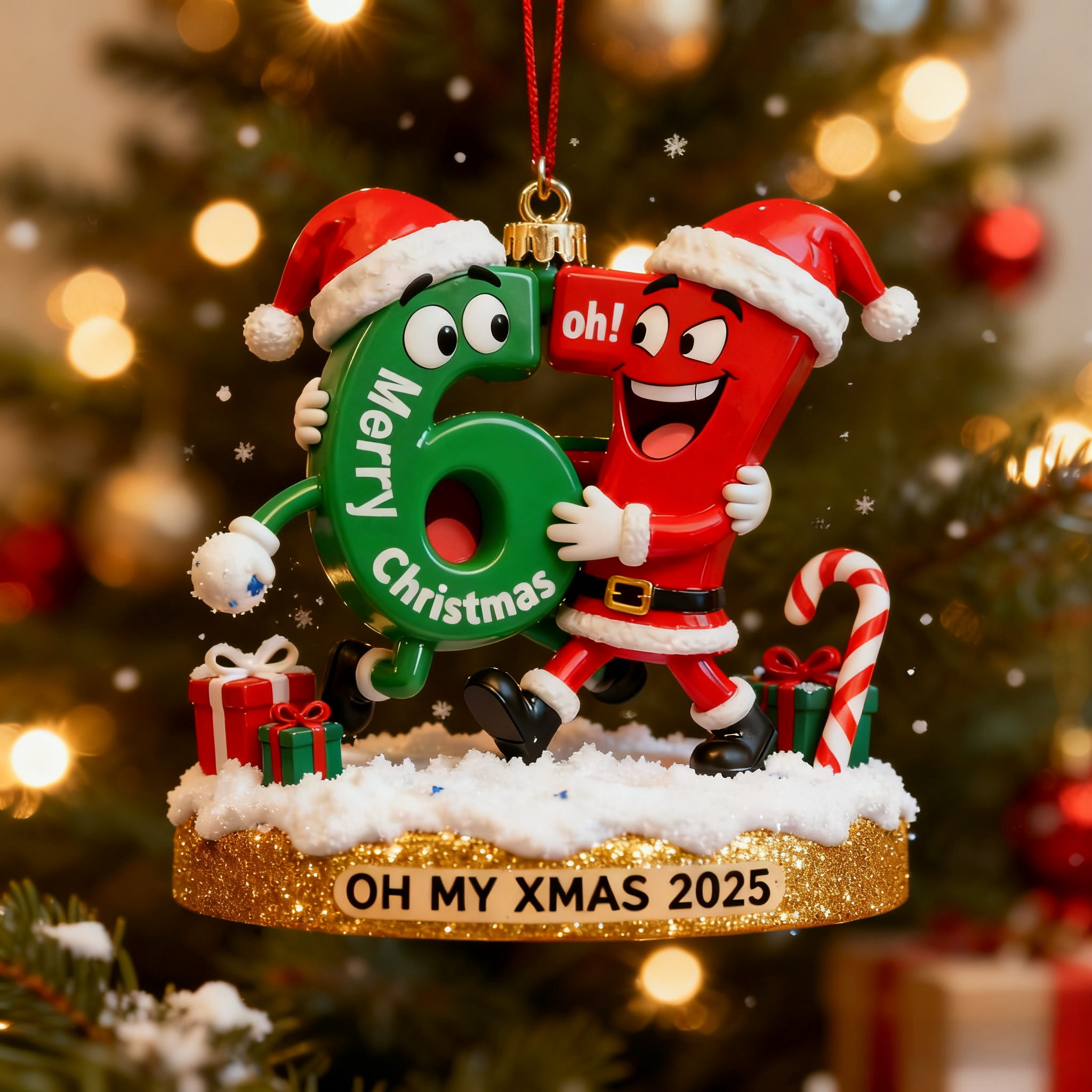 Oh My Xmas 6-7 Ornament 2025