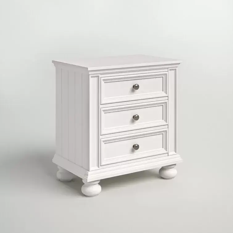 28'' Tall 3 - Drawer Nightstand  Set of 2