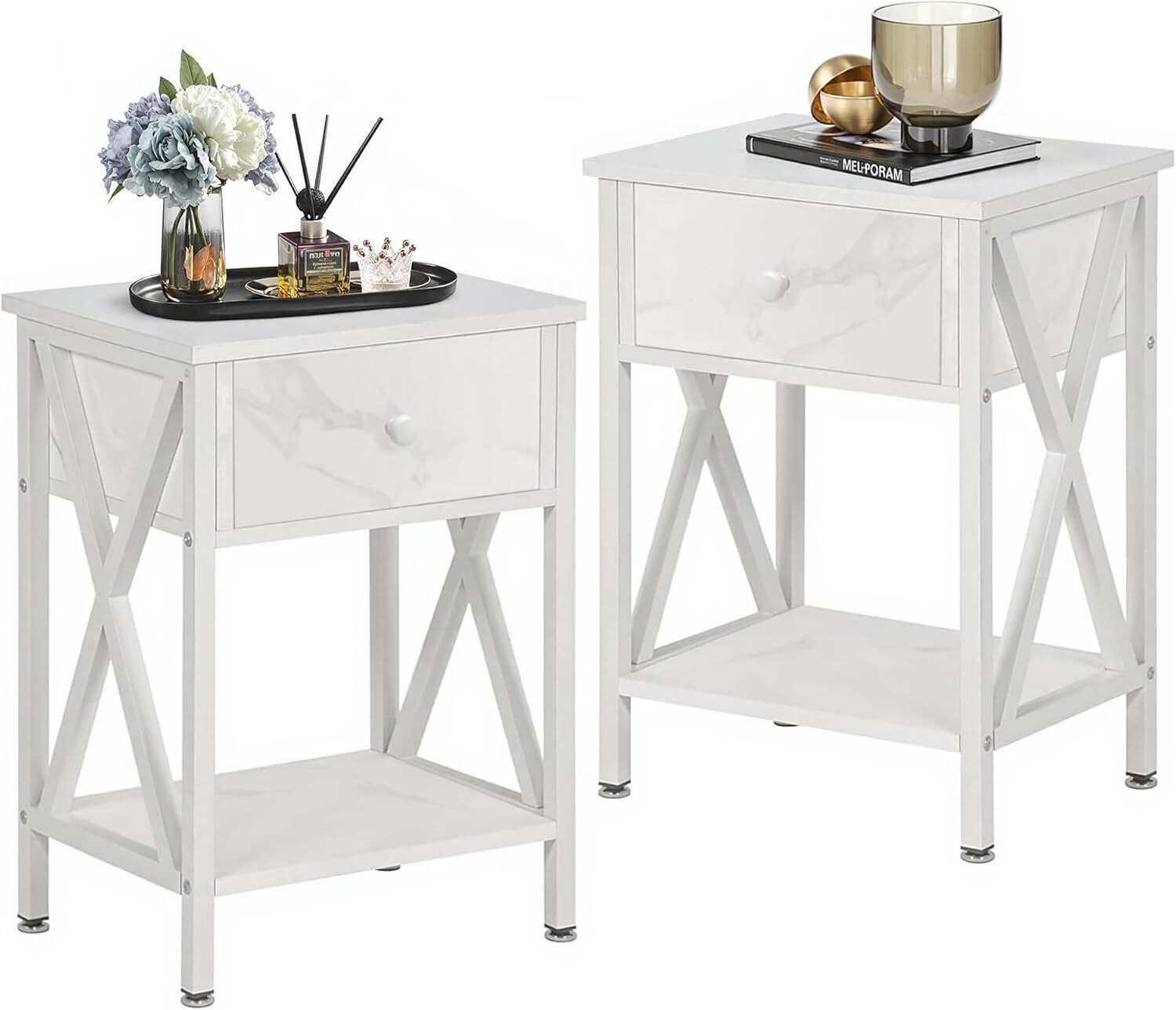 VECELO Nightstand Set of 2