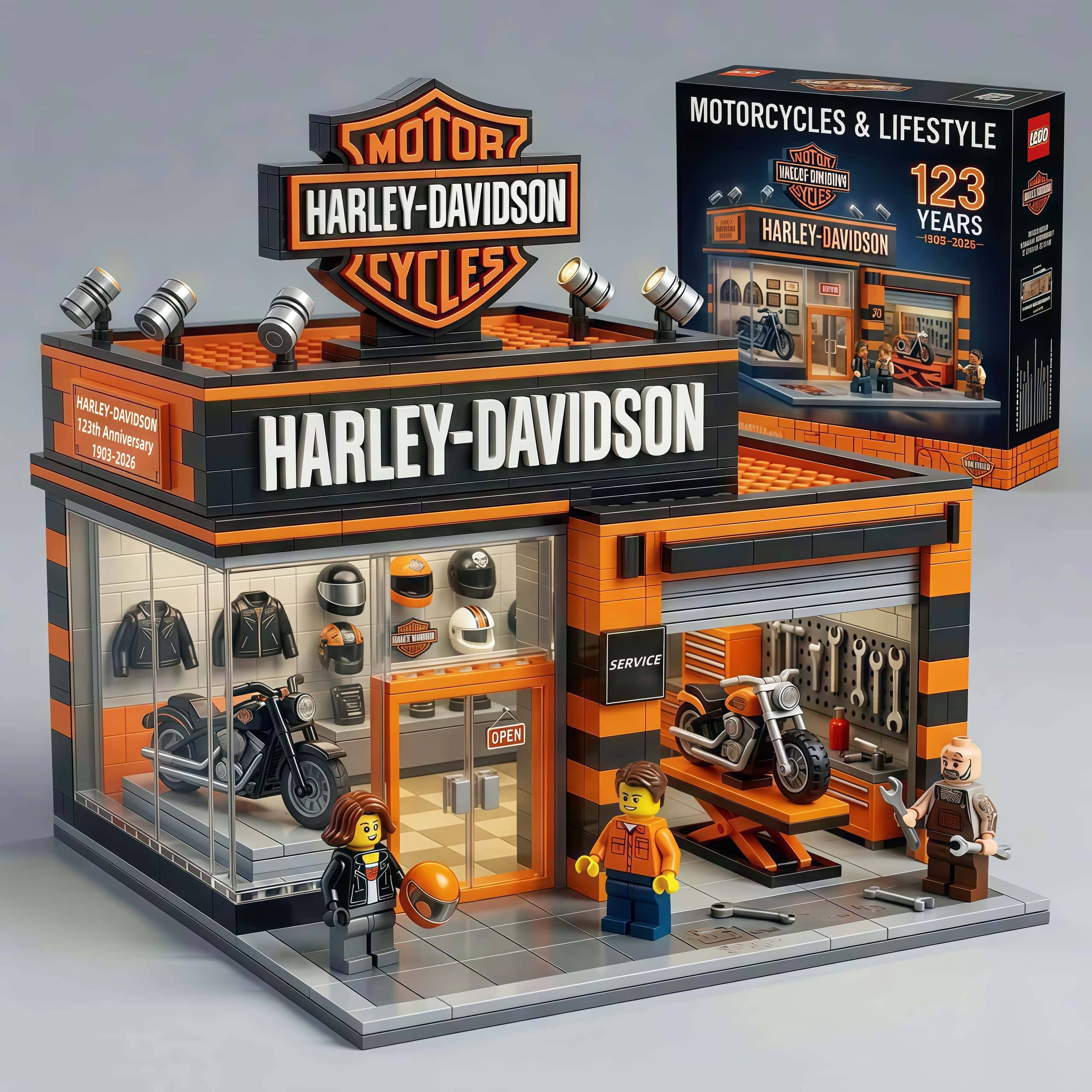 Harley-Davidson 123th Anniversary Motorcycles & Lifestyle Showroom Edition Build
