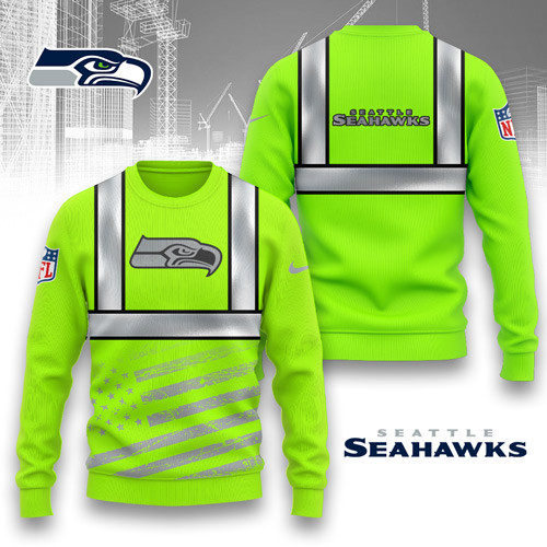 Seattle Seahawks | Premium NFL Safety Hi-Vis Hoodie MM