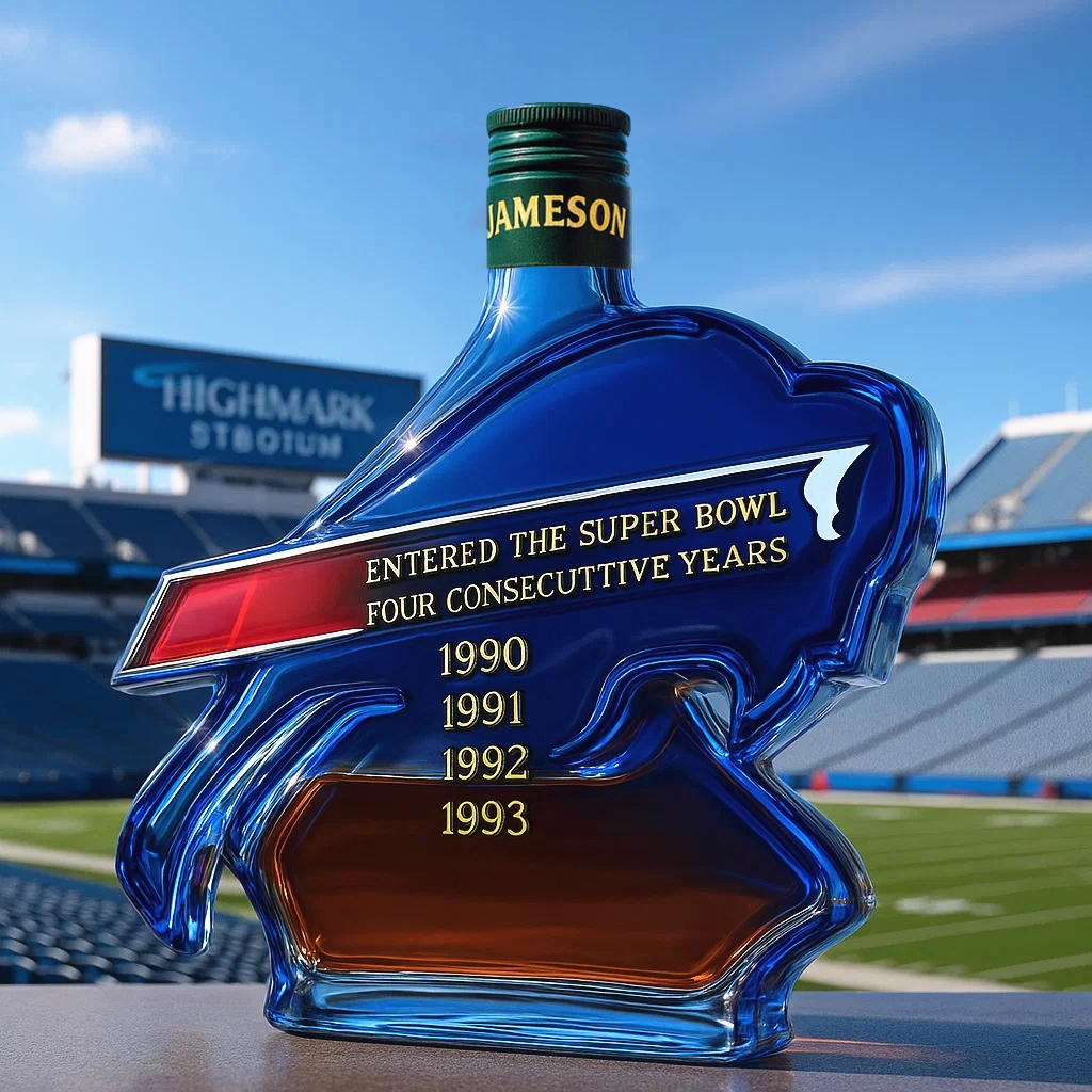 Uncrowned King Buffalo Bill Whiskey Bottle