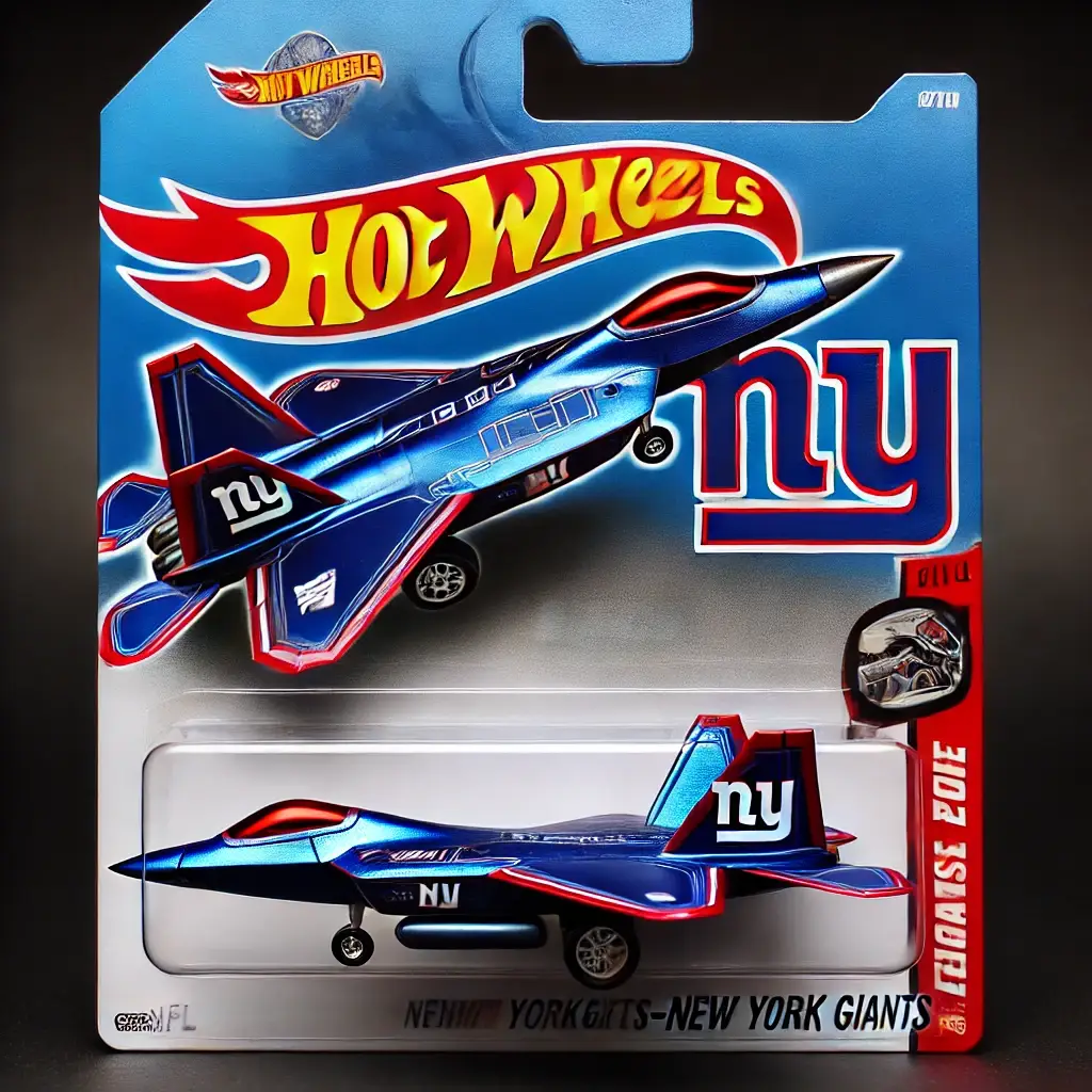 Hot Wheels x NFL F-22 Fighter