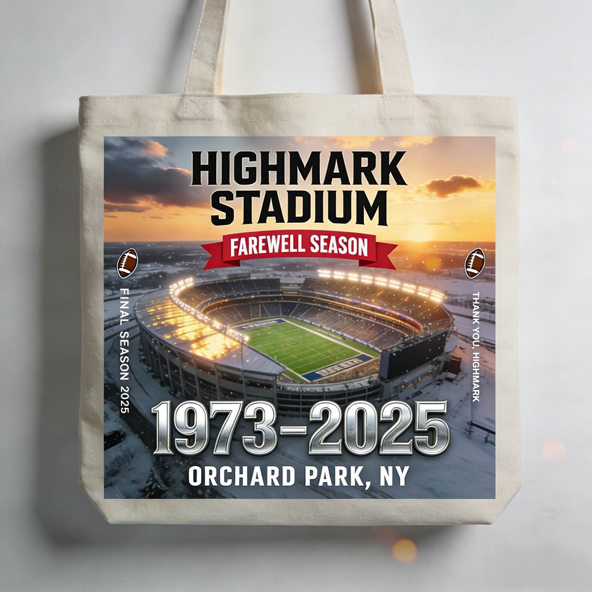 Highmark Stadium Final Season Memorial Tote