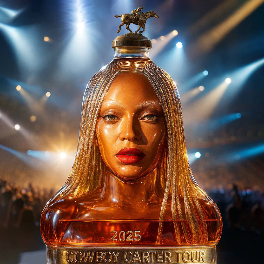 Beyoncé Cowboy Carter Tour Whiskey Bottle