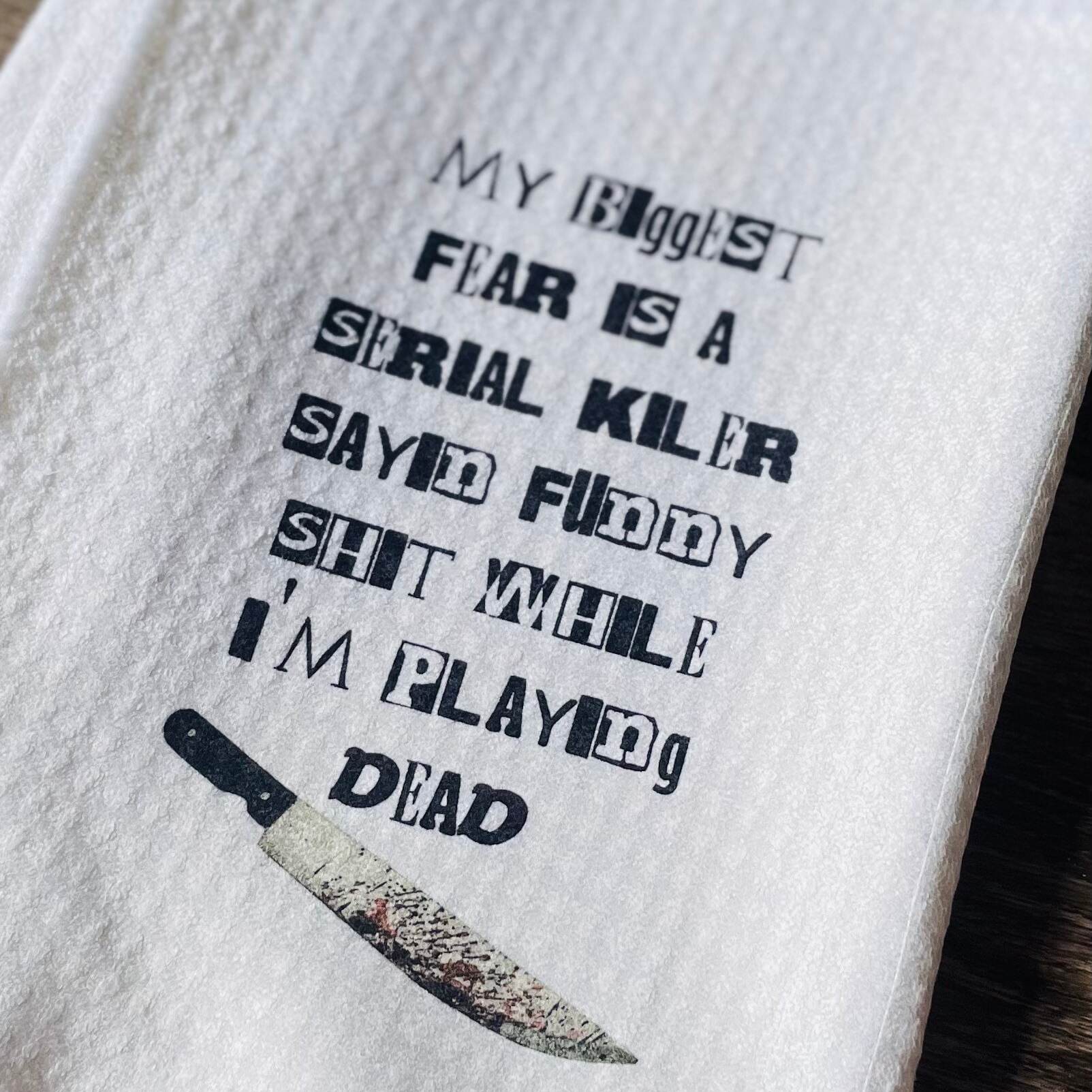 Funny Dish Towel | True Crime | Jeffrey Dahmer