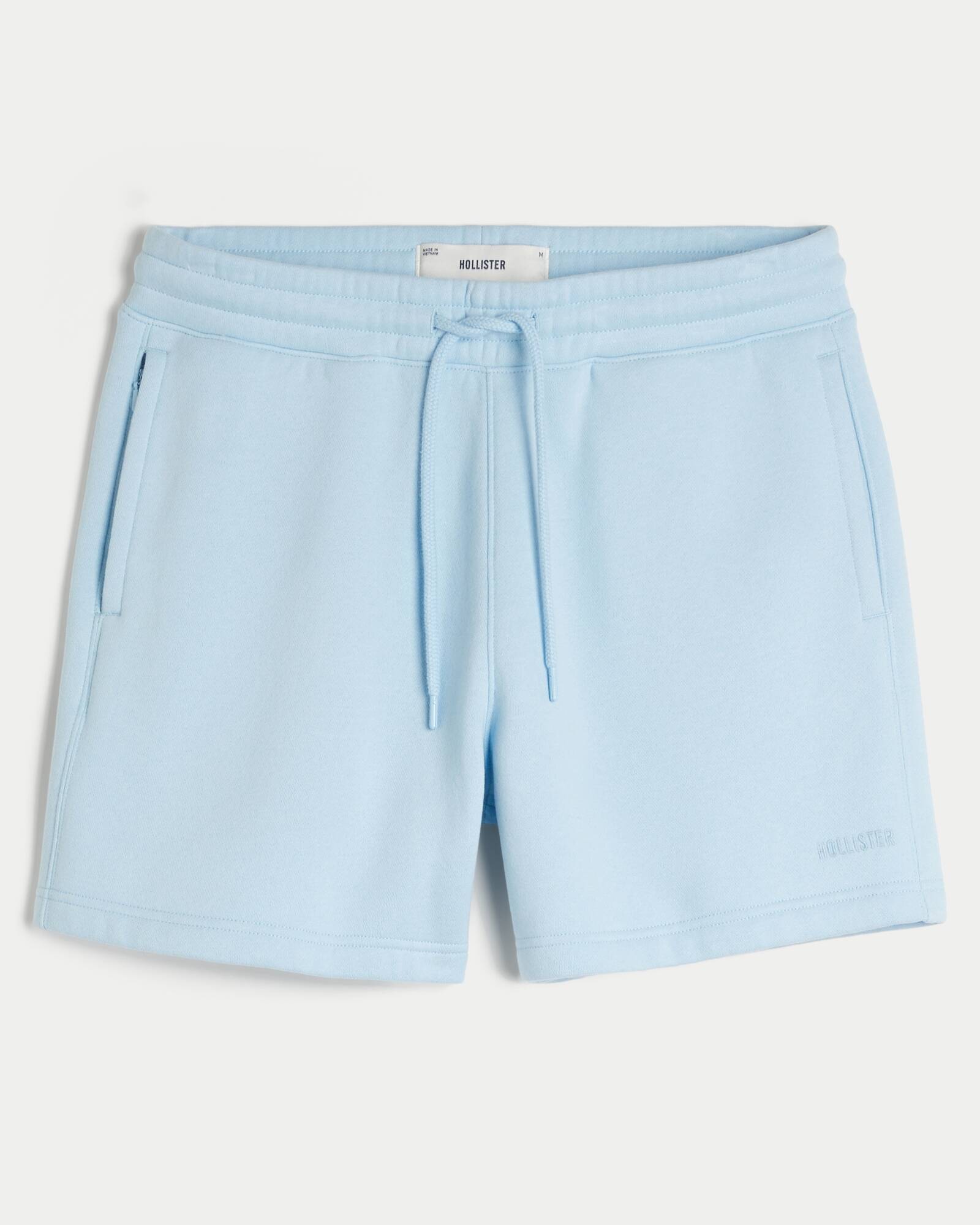Mid-Thigh Camo Loose Fleece Shorts