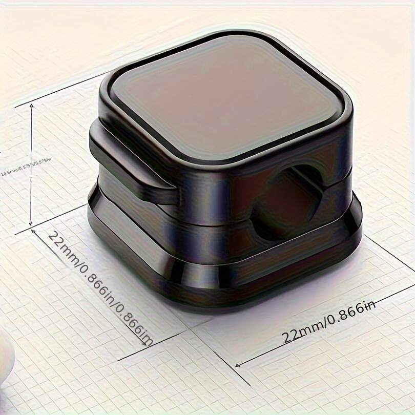 Multi-Purpose, Suitable Various Cables, Desktop And Home Office Wire Management. 6pcs PVC Holder- Strong Adhesive, No Need to Drill. Magnetic Organizer Clip, Holder