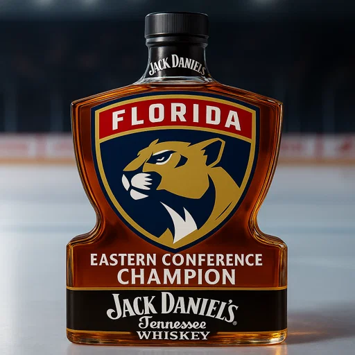 Florida Panthers Eastern Championship Whisky Bottle