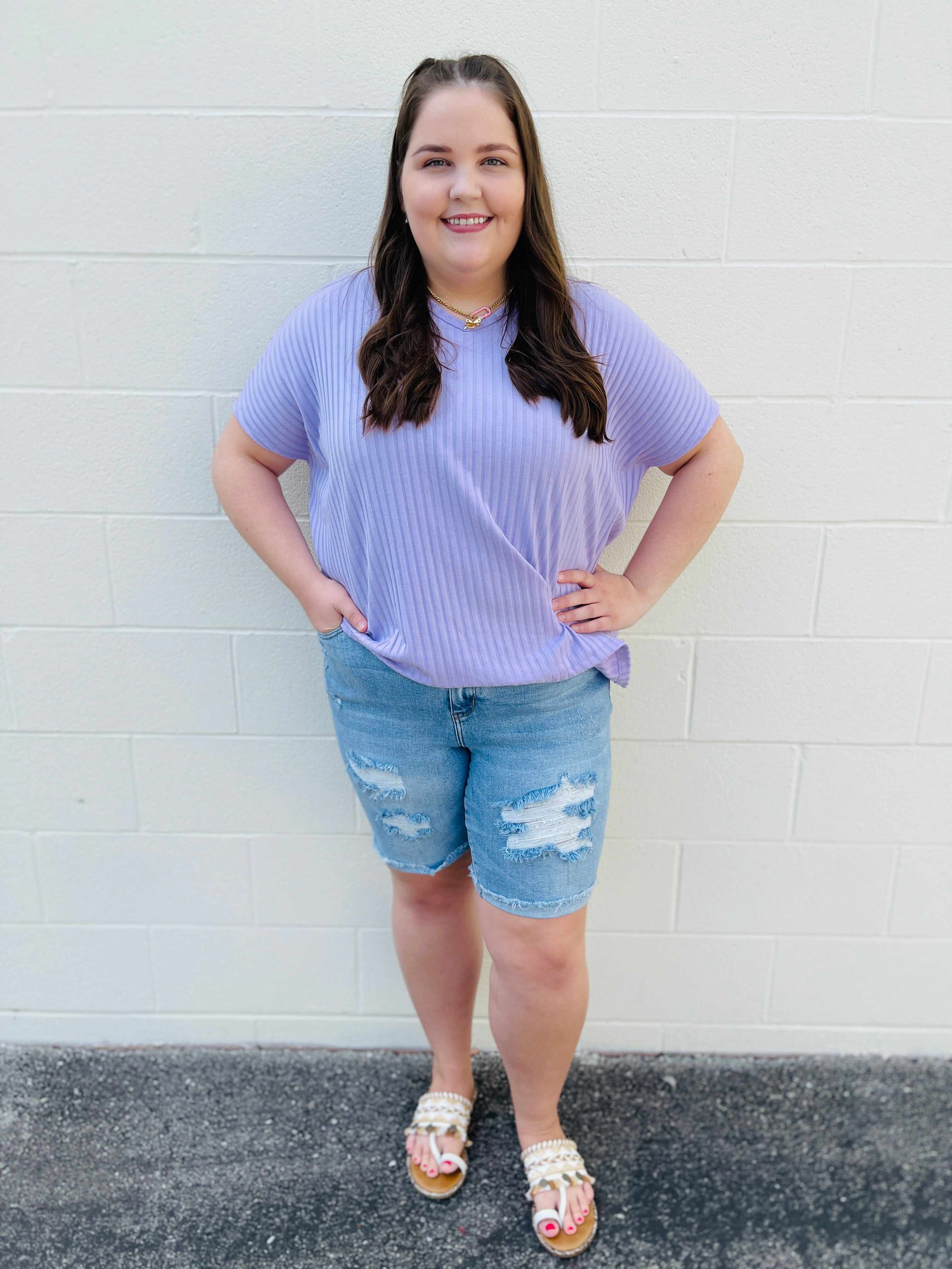 PLUS/REG- Bermuda Babe Shorts