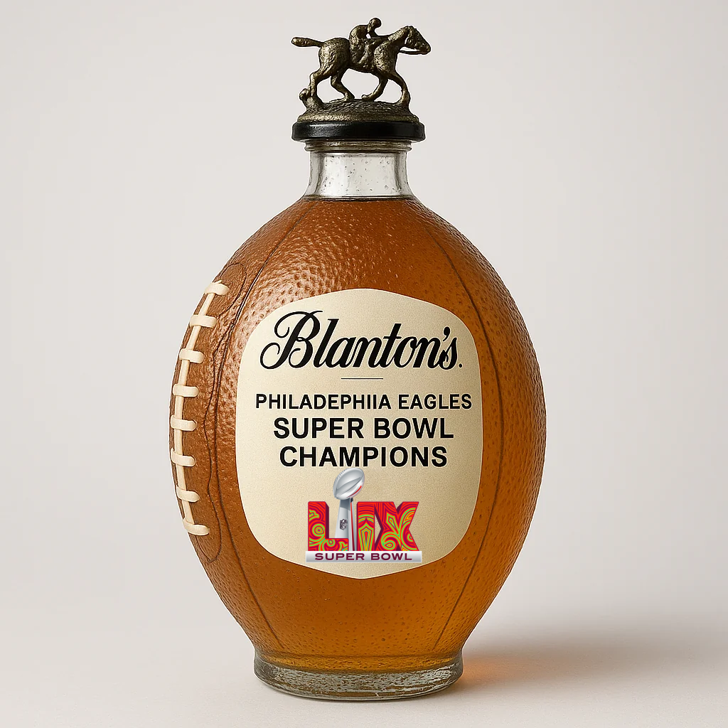 Philadelphia Eagles Super Bowl Champion Football Bottle