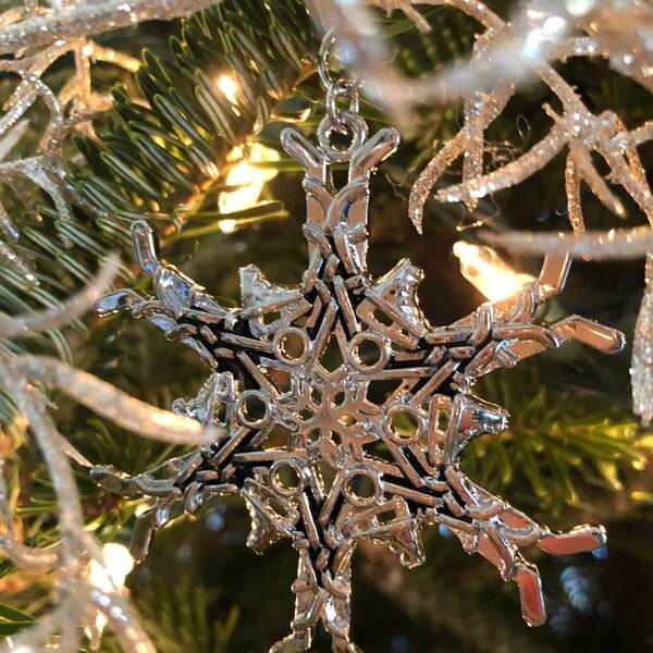 Ice Hockey🏑❄️Snowflake Ornament