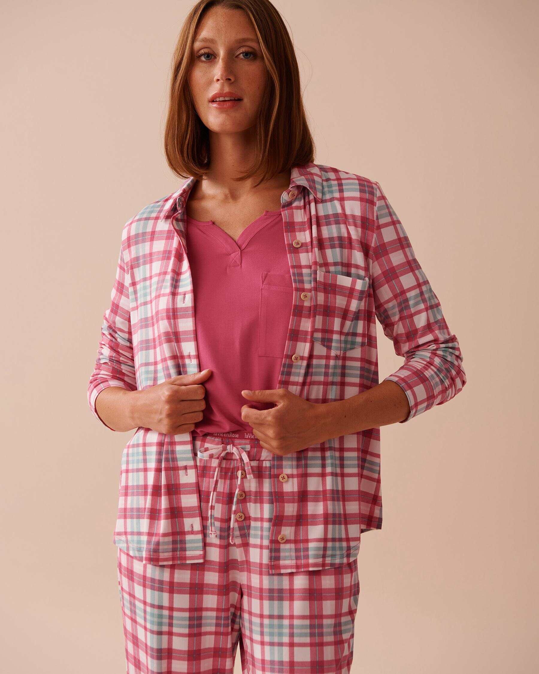 Red Stripe Super Soft Button-down Shirt