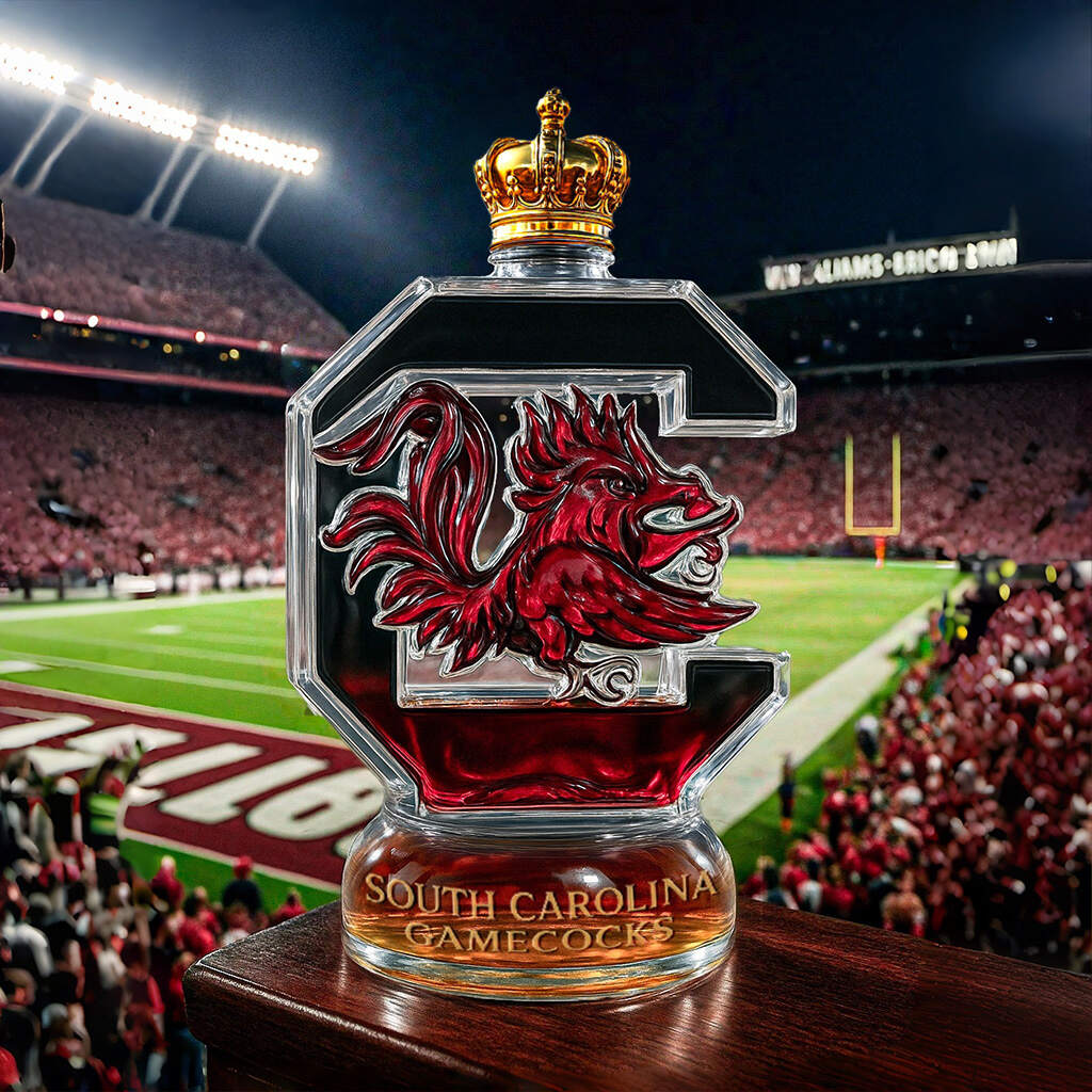 🔥Limited Edition🎁South Carolina Gamecocks Whiskey Bottle