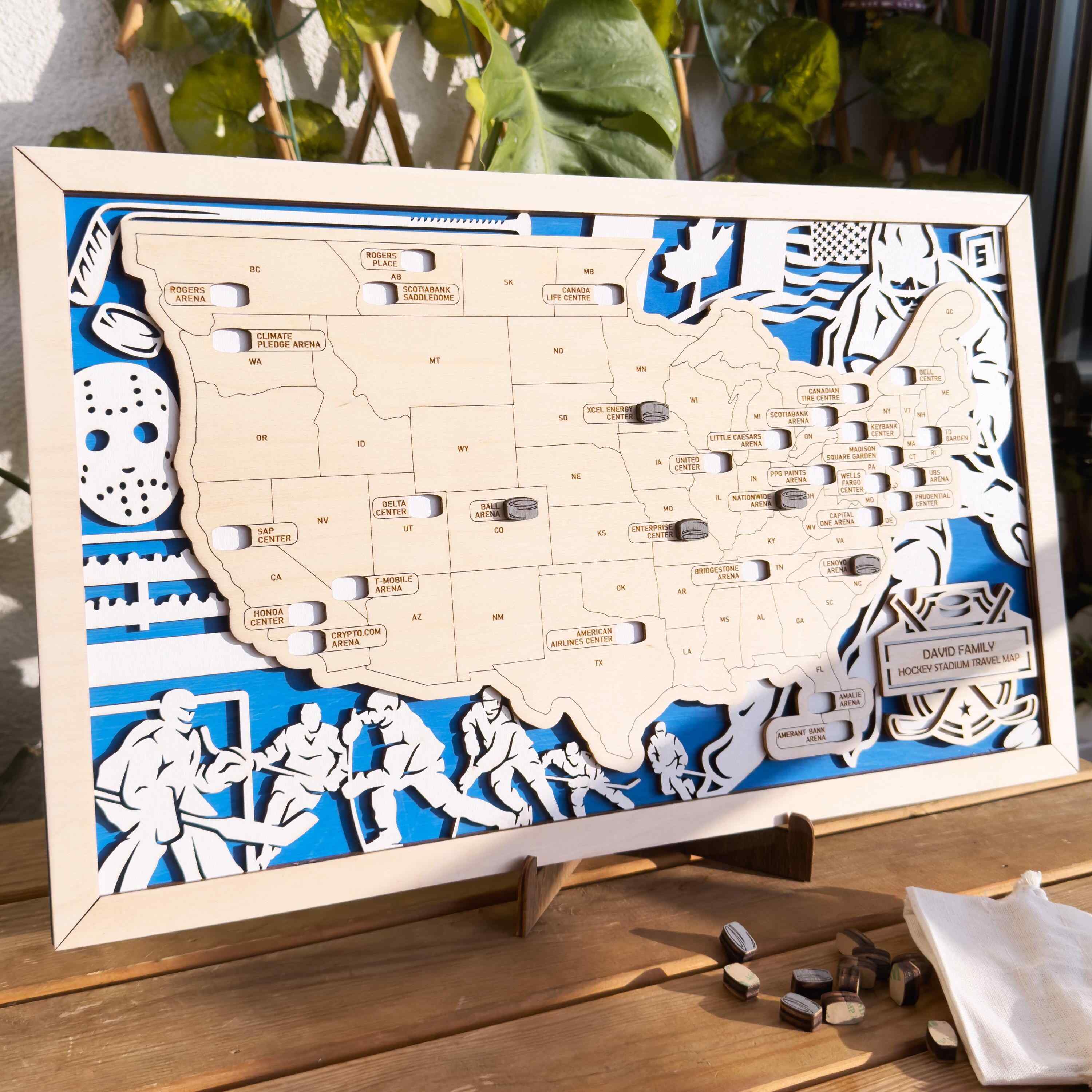 Stadium Travel Map Tracker