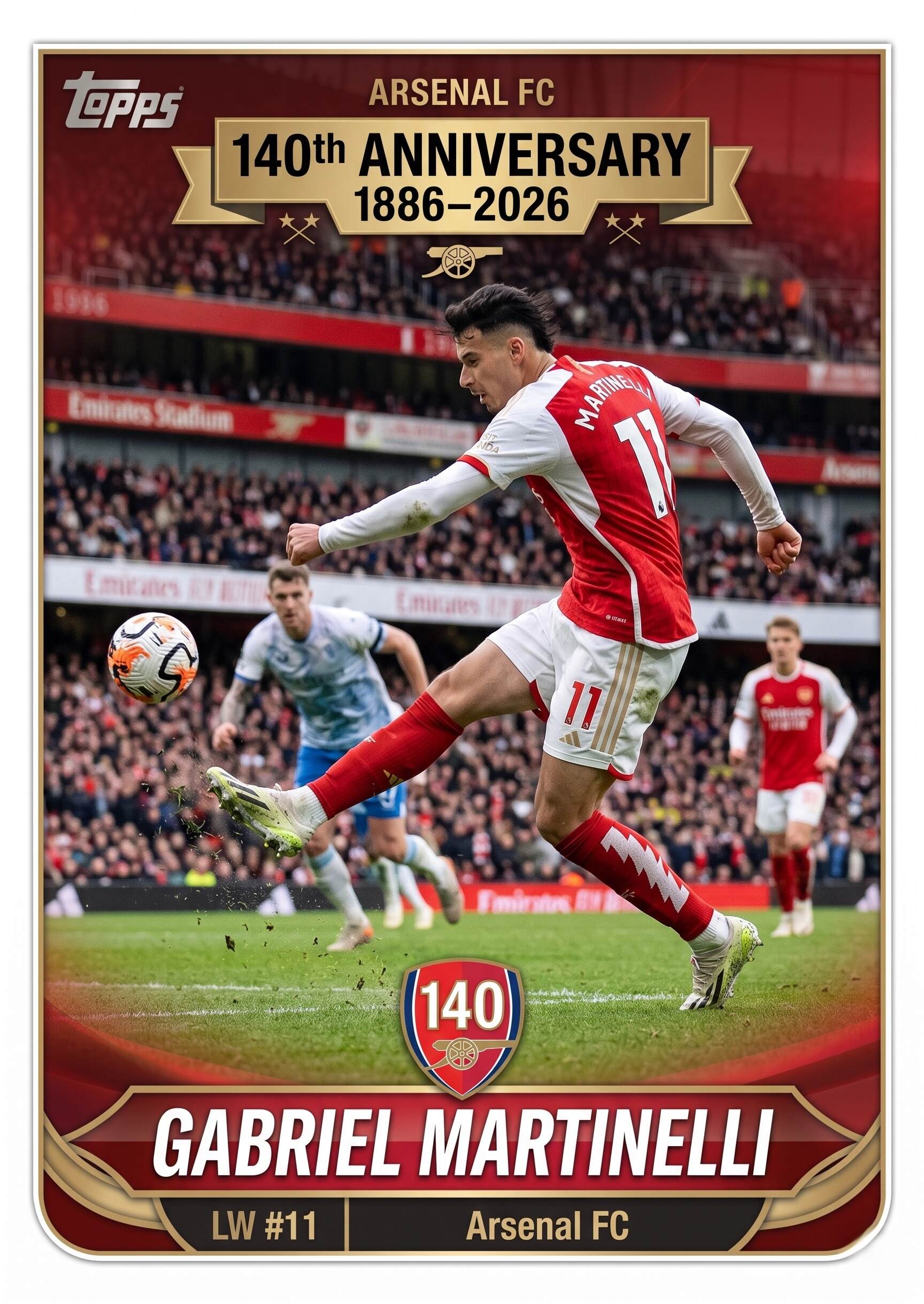2026 Arsenal FC 140th Anniversary Premium Collection Hobby Box