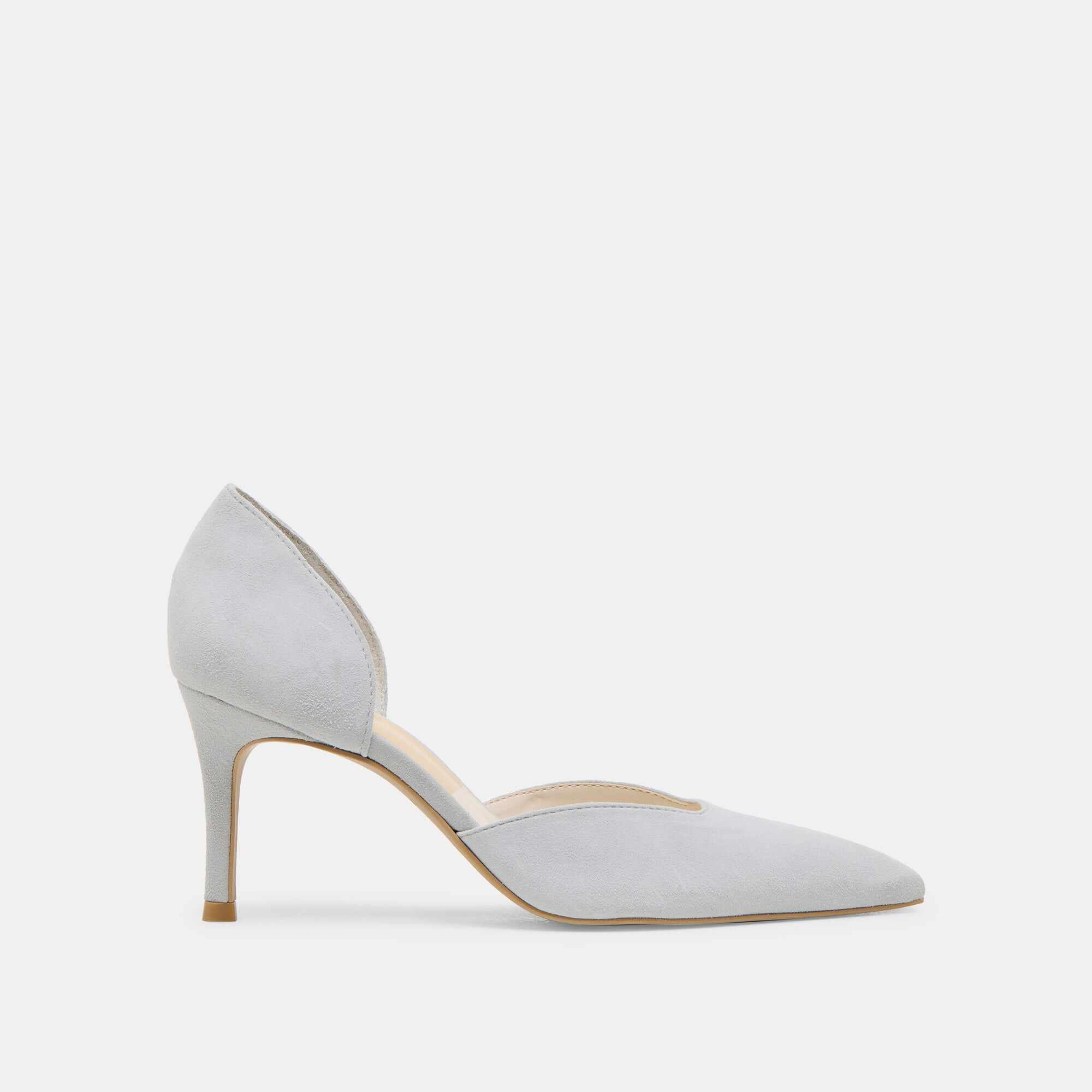 ELOY HEELS LIGHT BLUE SUEDE