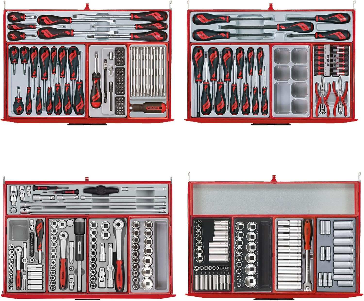 Teng Tools 1100 Piece Complete Mixed Monster Mega Master Hand Tool Kit - TCMONSTER02