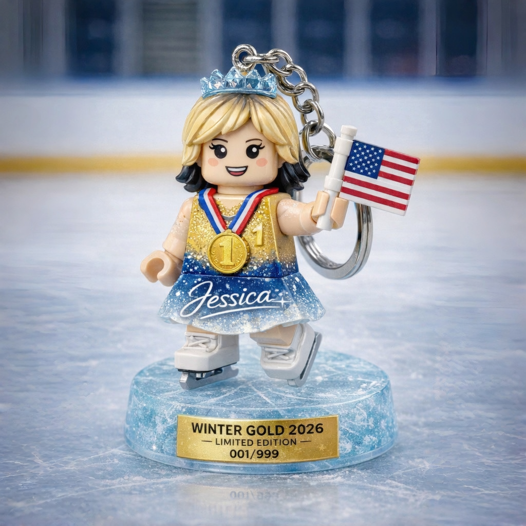 Winter Gold 2026 – Champion Skater Collector Keychain
