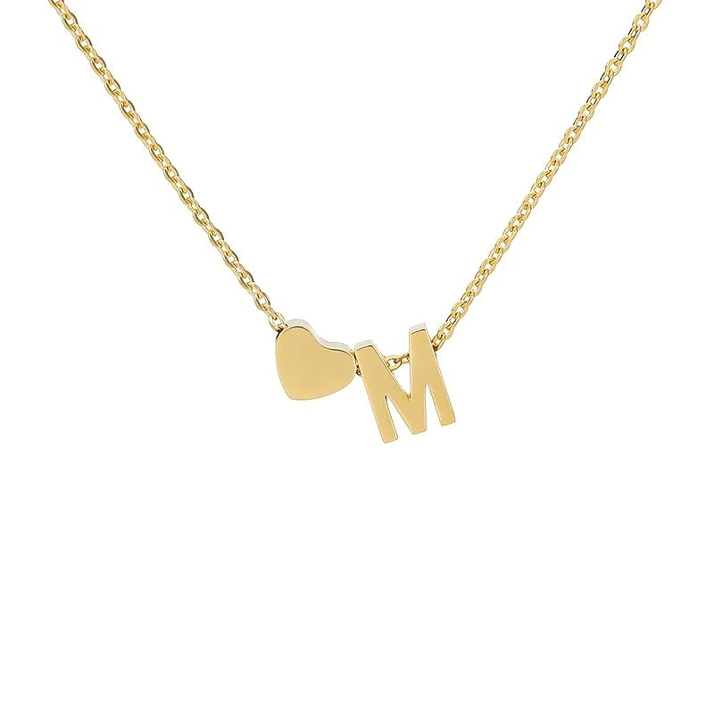 🔥Last Day 69% OFF ✨Personalized Gold Heart A-Z Initial Necklace Jewelry Gift for Her