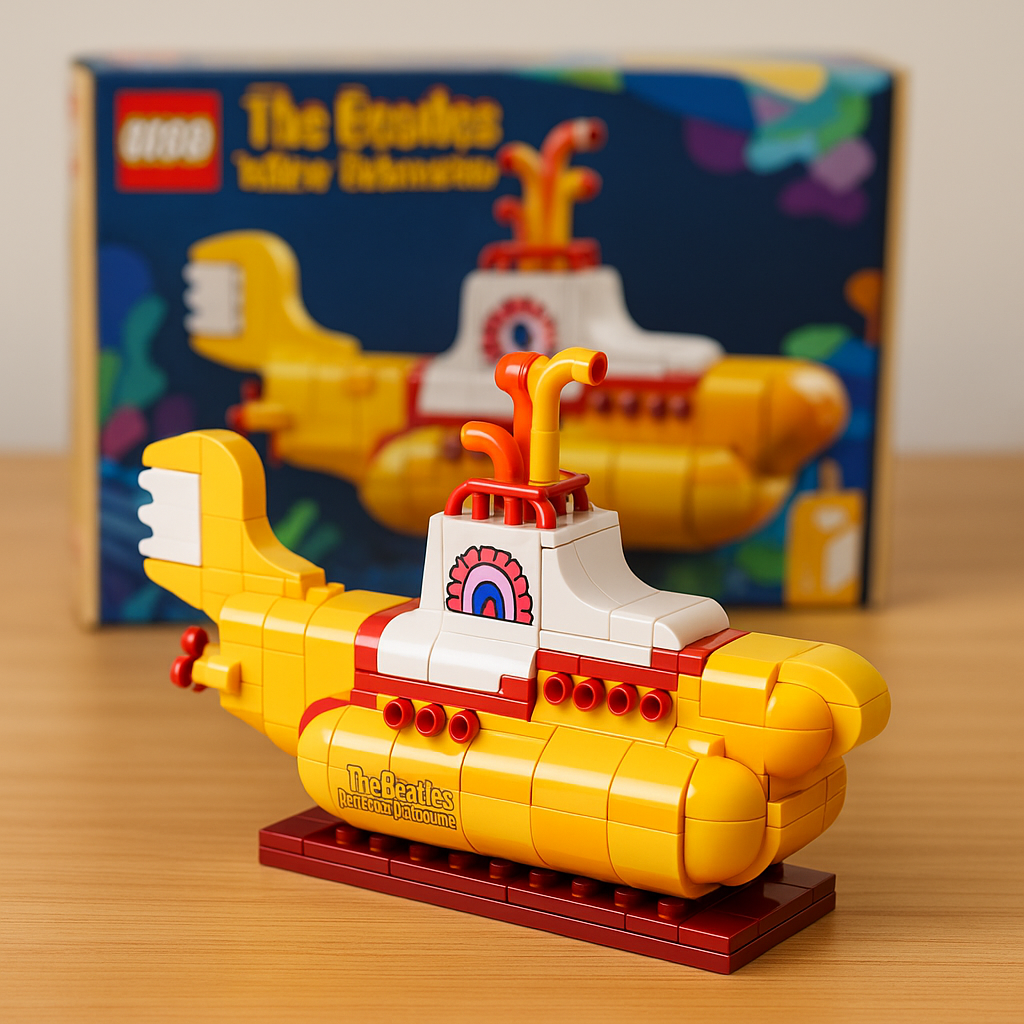 Yellow Submarine Building Block Set