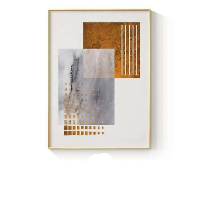 Geometric Space Canvas Art