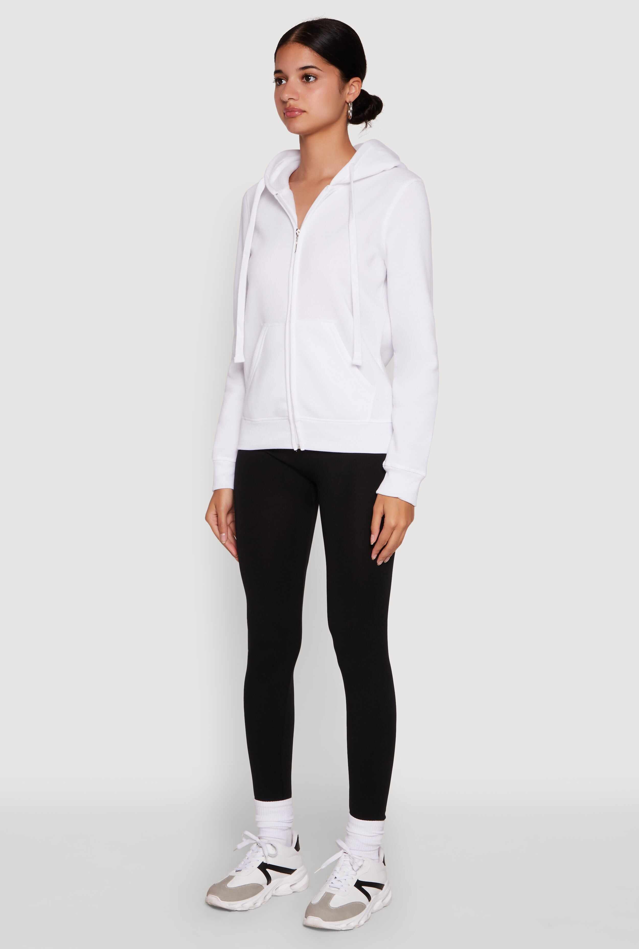 Trendy Fleece Lined Hooded Sweatshirt