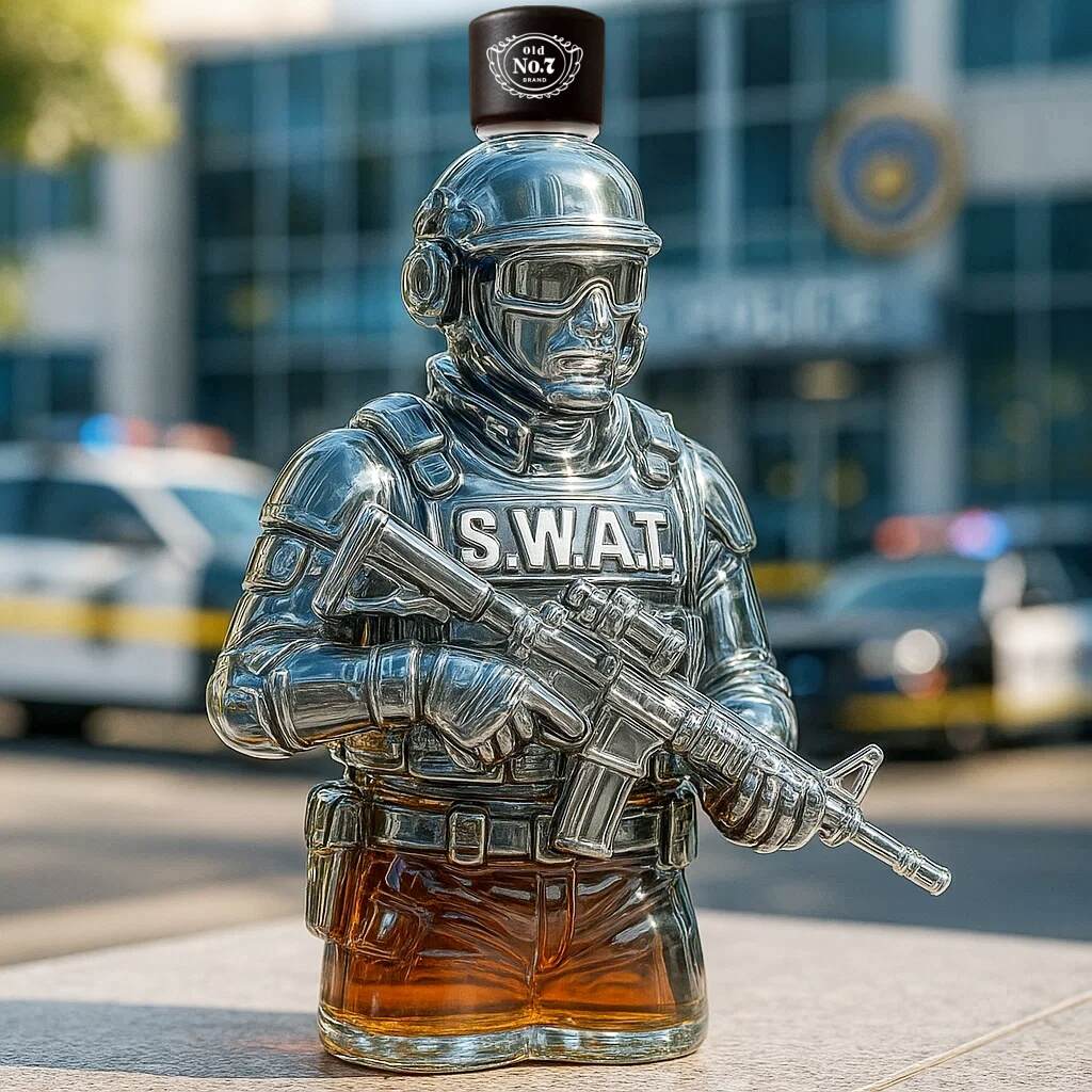 S.W.A.T. Commemorative Limited Edition Whiskey Bottle