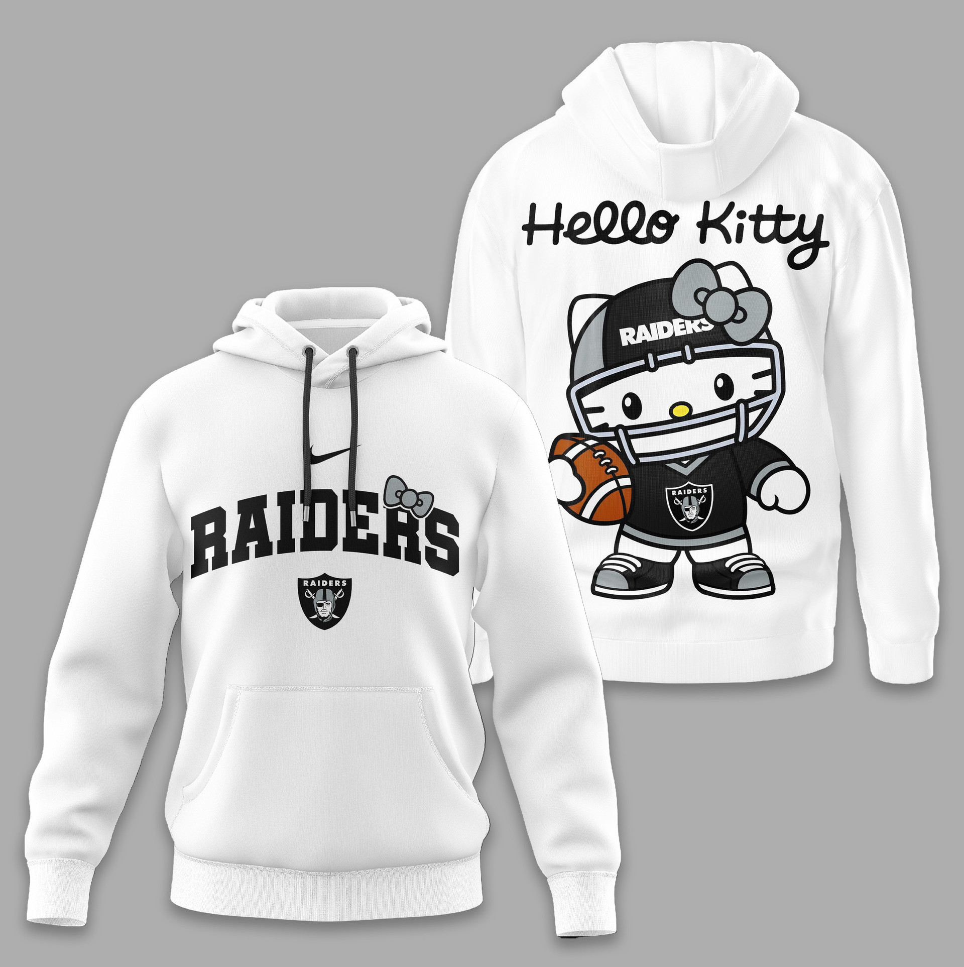 Las Vegas Raiders | Premium NFL Hello Kitty Women's Shirt TD