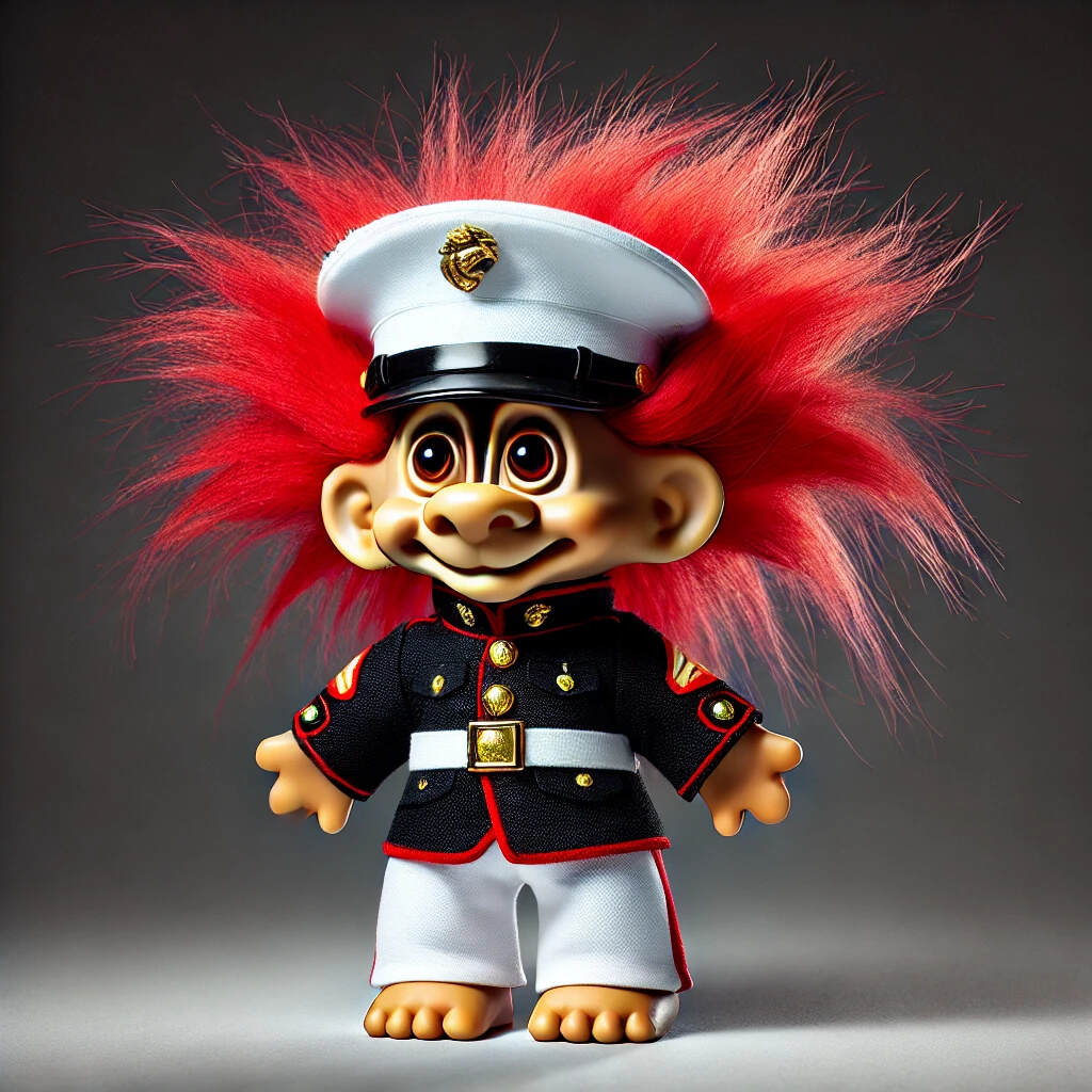 Military Troll Doll